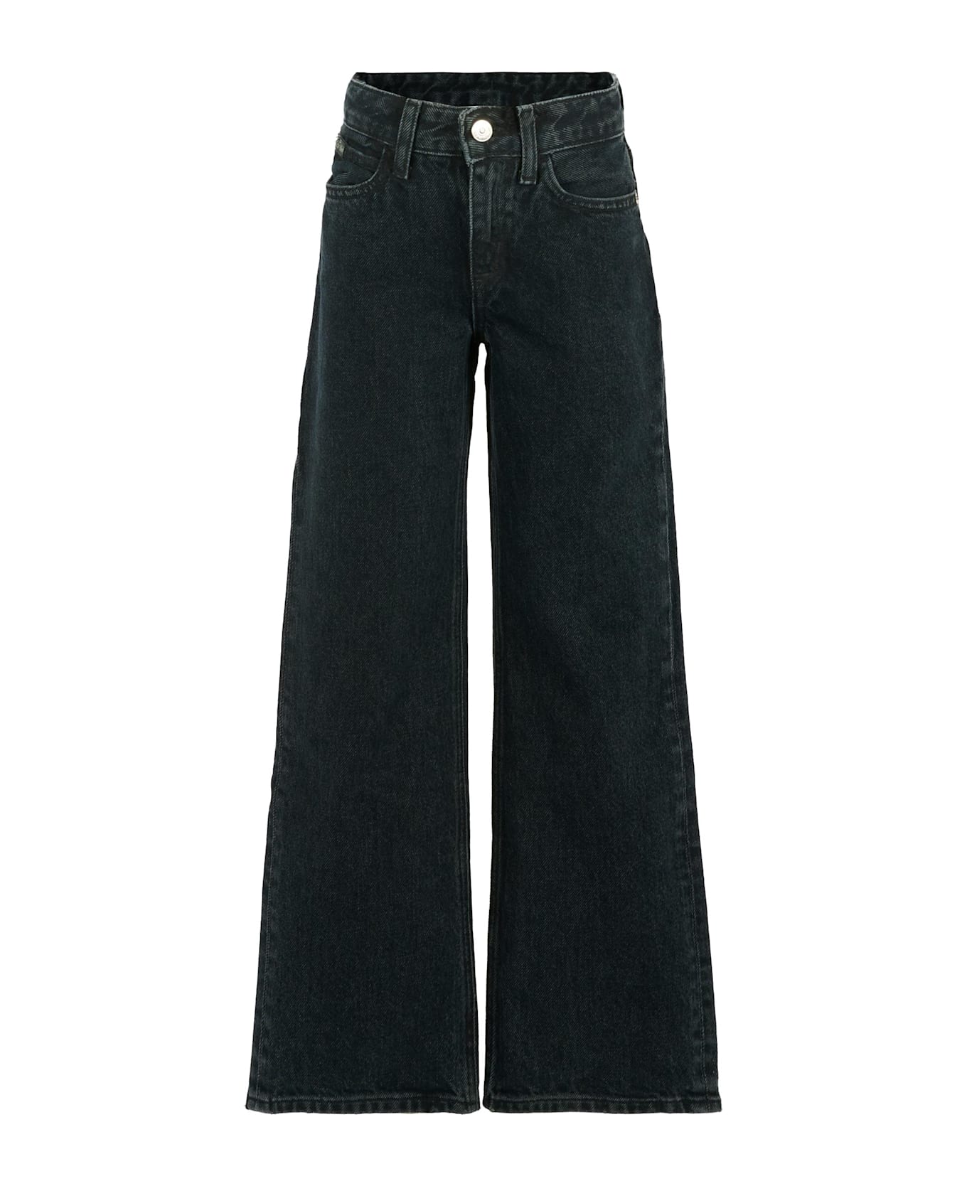 Calvin Klein Denim Jeans For Girl With Logo - Denim