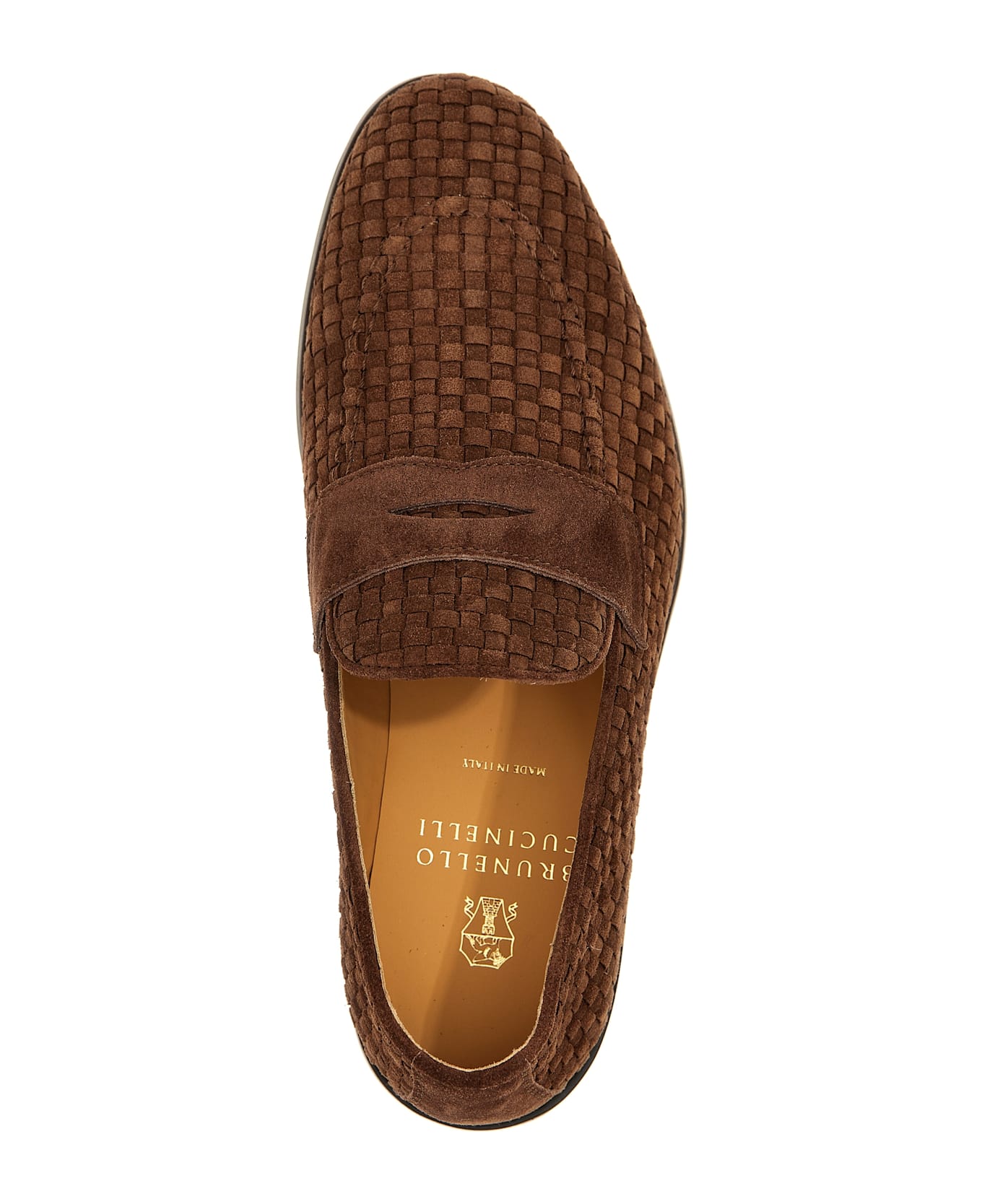 Brunello Cucinelli 'penny Loafer' Loafers - Brown
