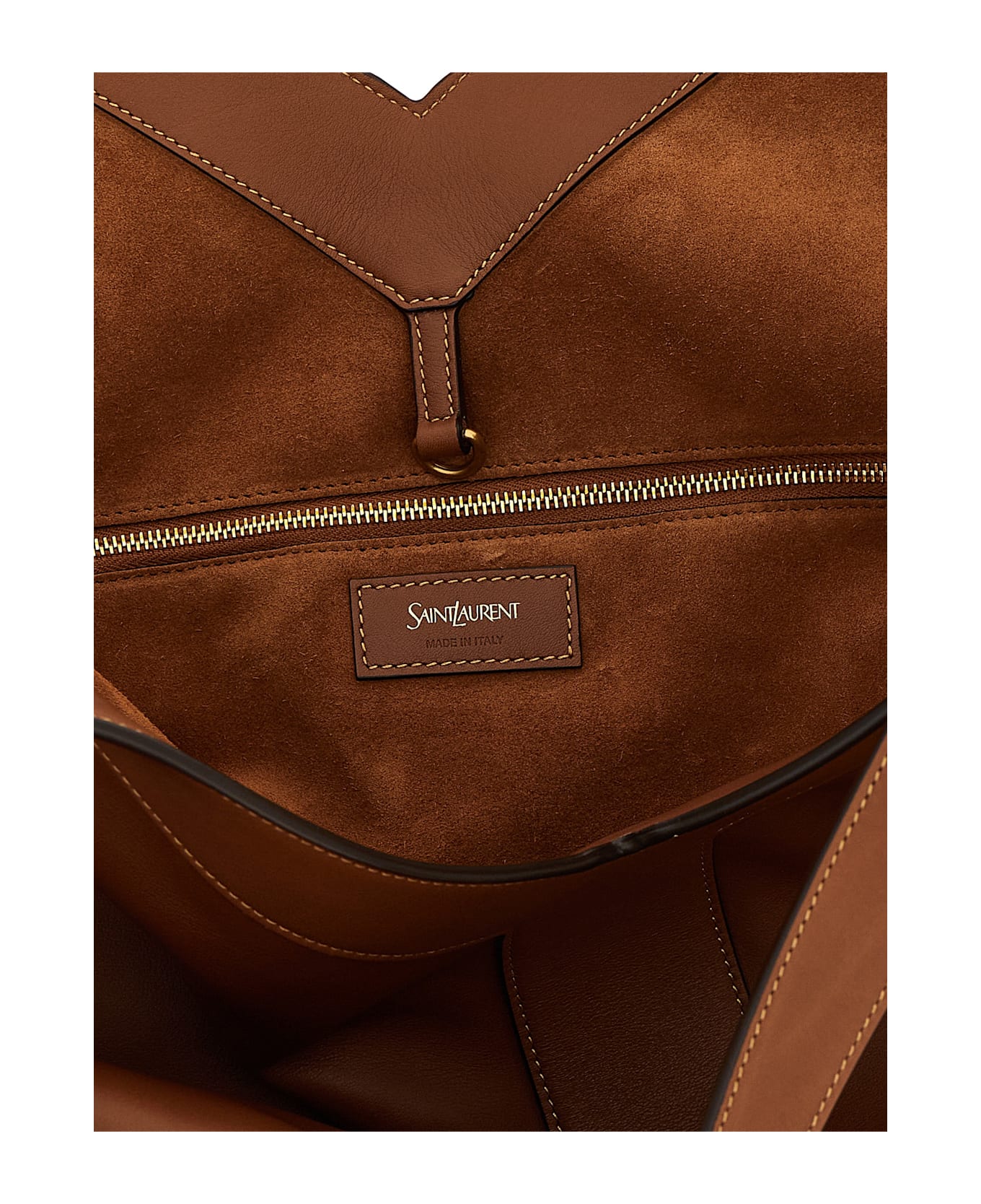 Saint Laurent 
y
 Large Shopping Bag - Brown