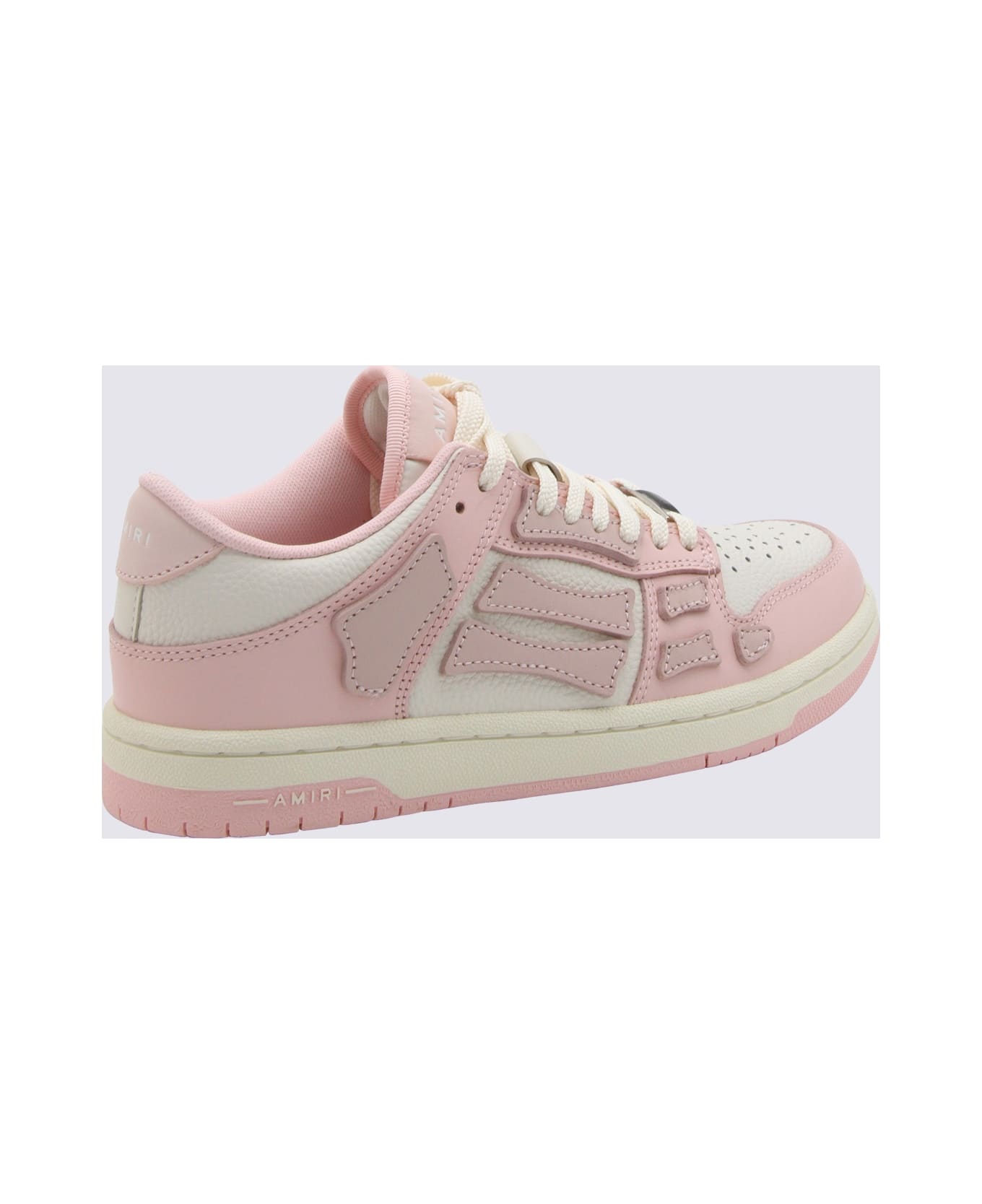 AMIRI Pink Leather Sneakers