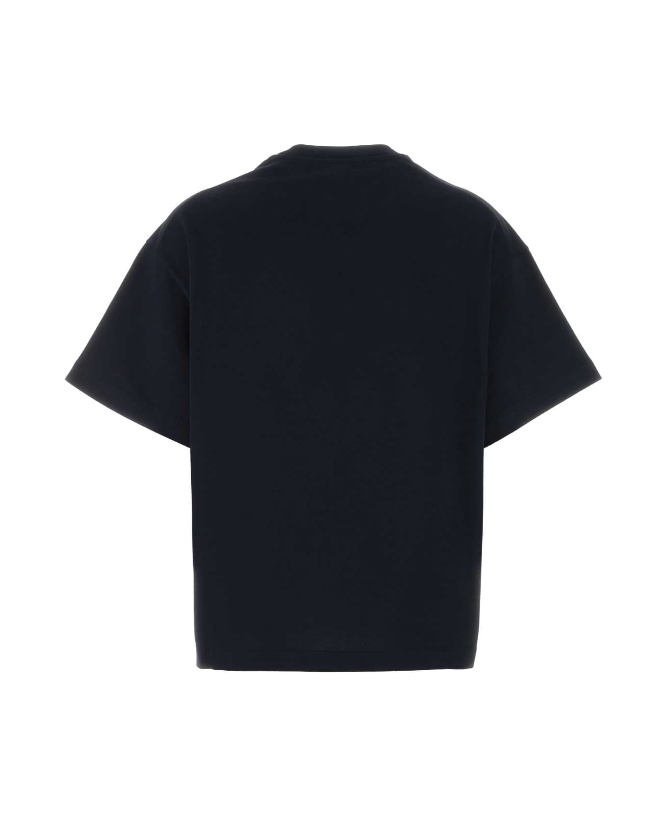 Jil Sander Midnight Blue Cotton T-shirt - MIDNIGHT