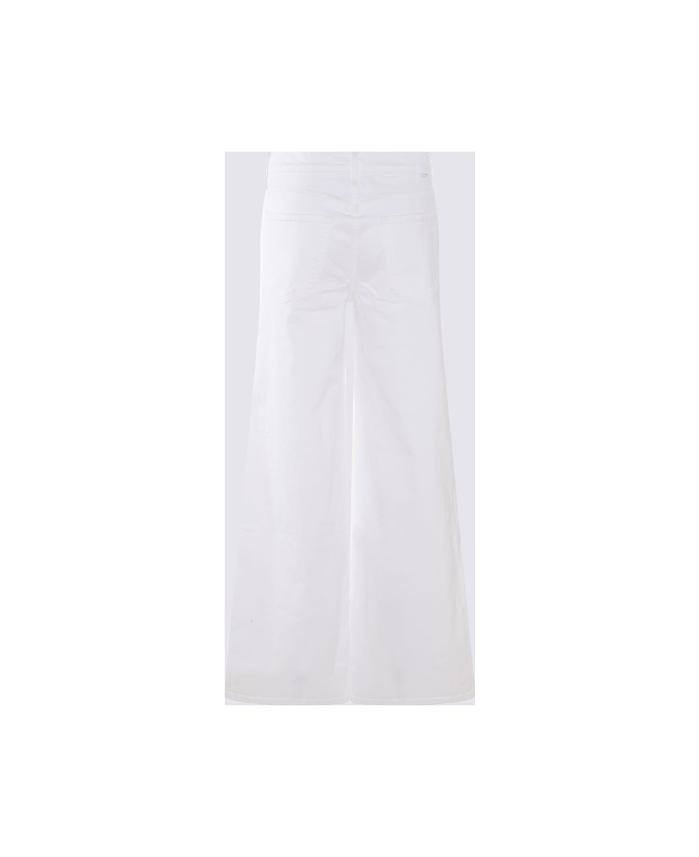 Mother White Cotton Blend Jeans - TOTALLY INNOCENT ボトムス