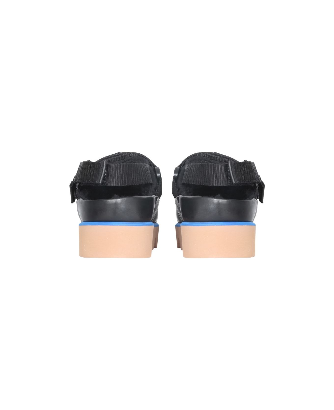 MSGM Puffed Sandals - BLACK