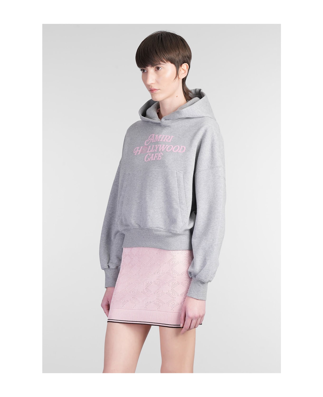 Sweatshirt In Grey Cotton - Thumbnail 5
