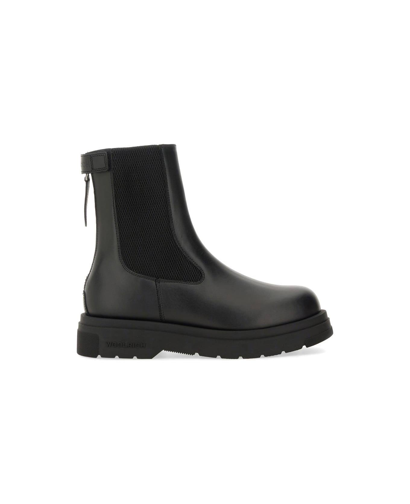 Woolrich Leather Amphibian - BLACK