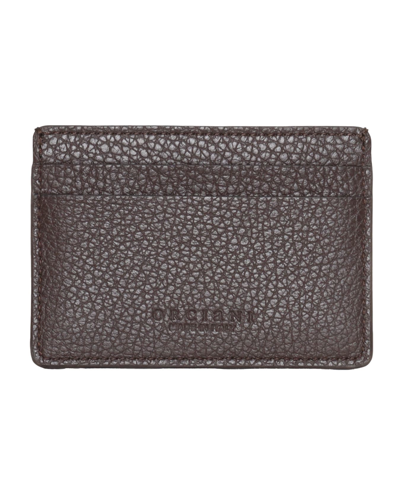 Orciani Micron Card Holder - BROWN 財布