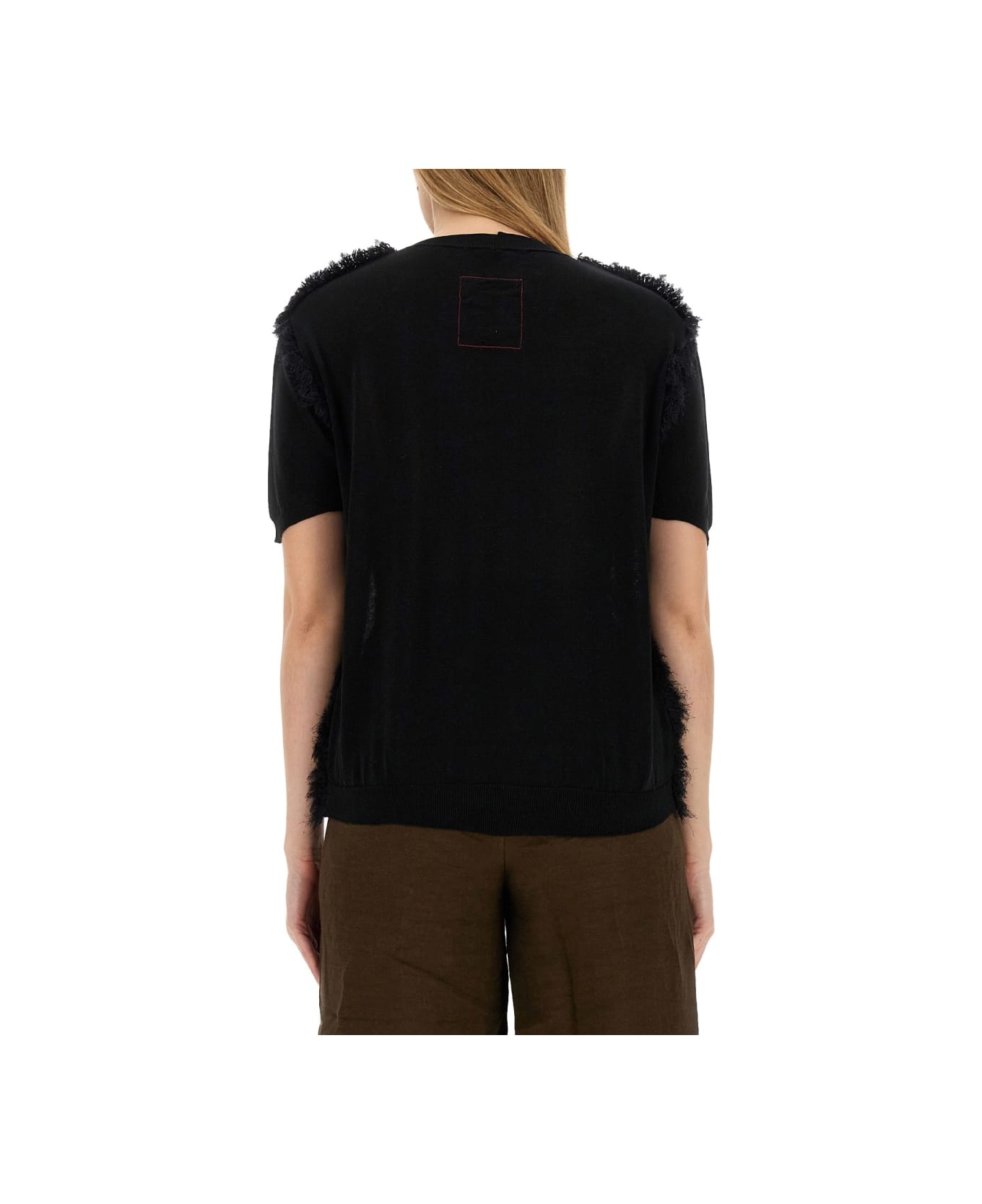 Uma Wang Cotton T-shirt - BLACK