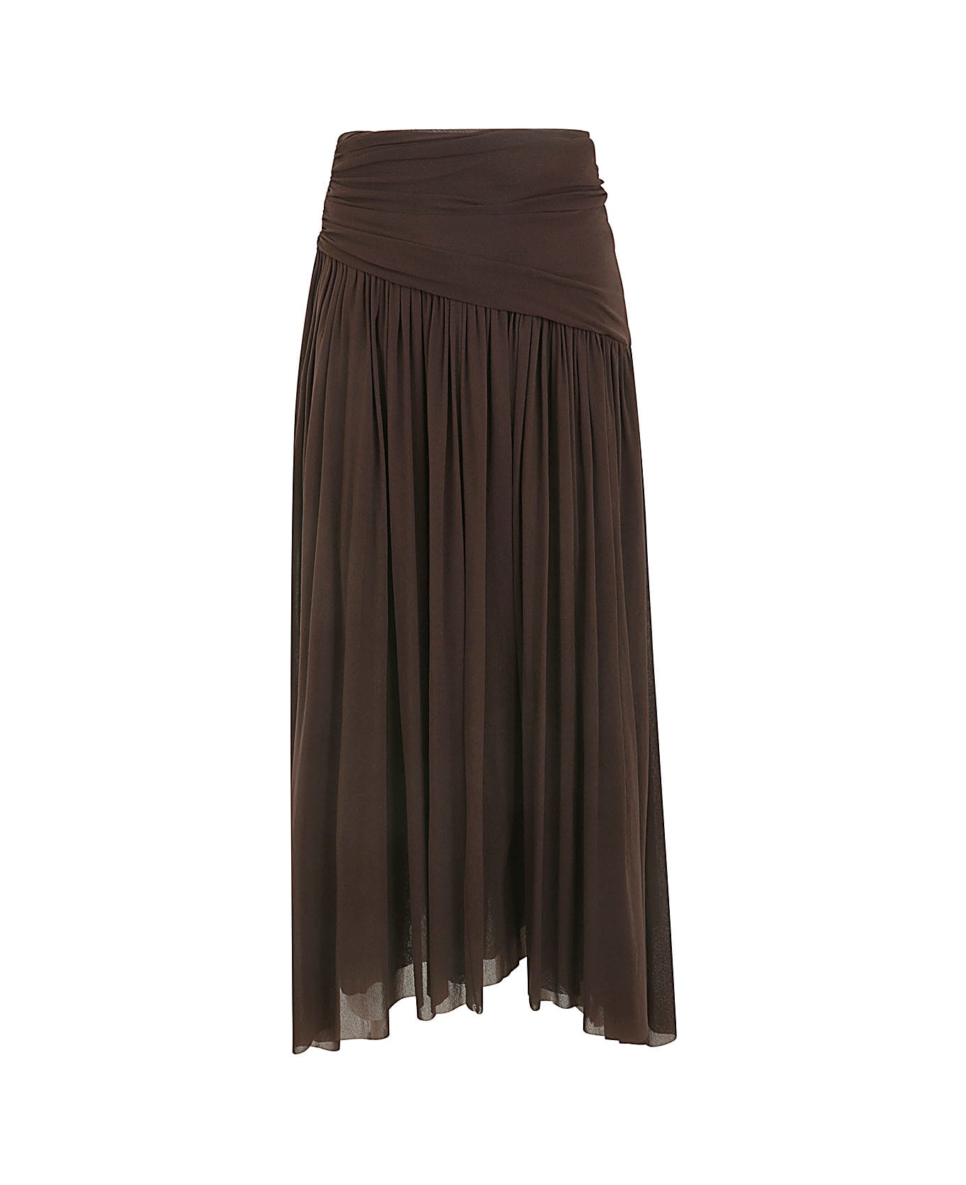 Philosophy di Lorenzo Serafini Tulle Long Skirt - Brown スカート