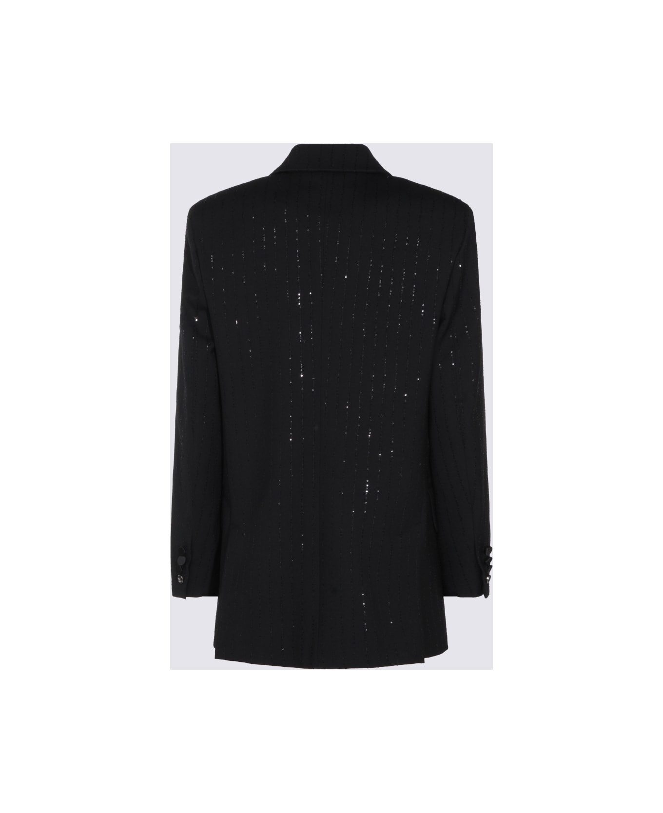 Max Mara Black Wool Appia Blazer - BLACK