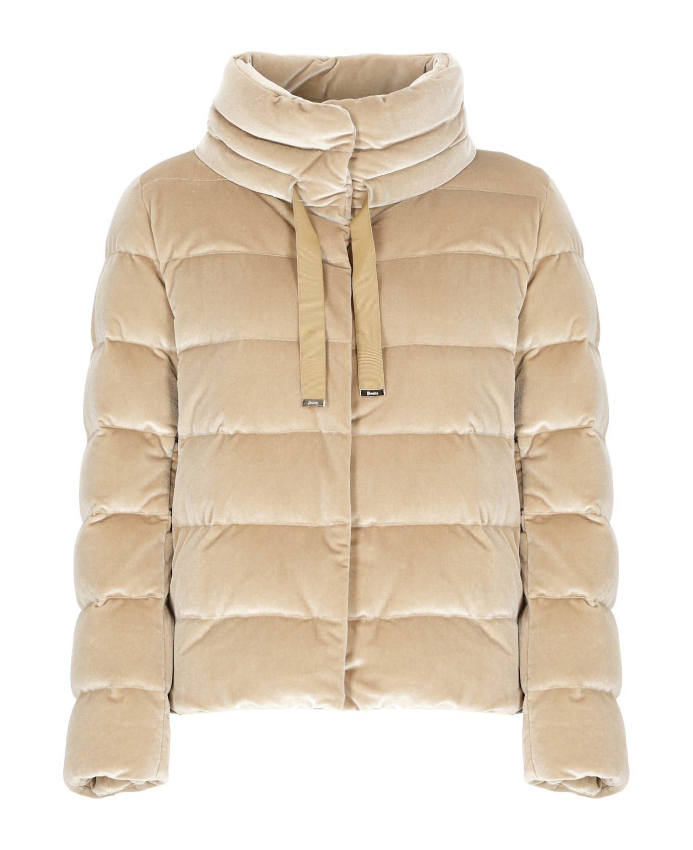 Herno Velvet Down Jacket - Beige