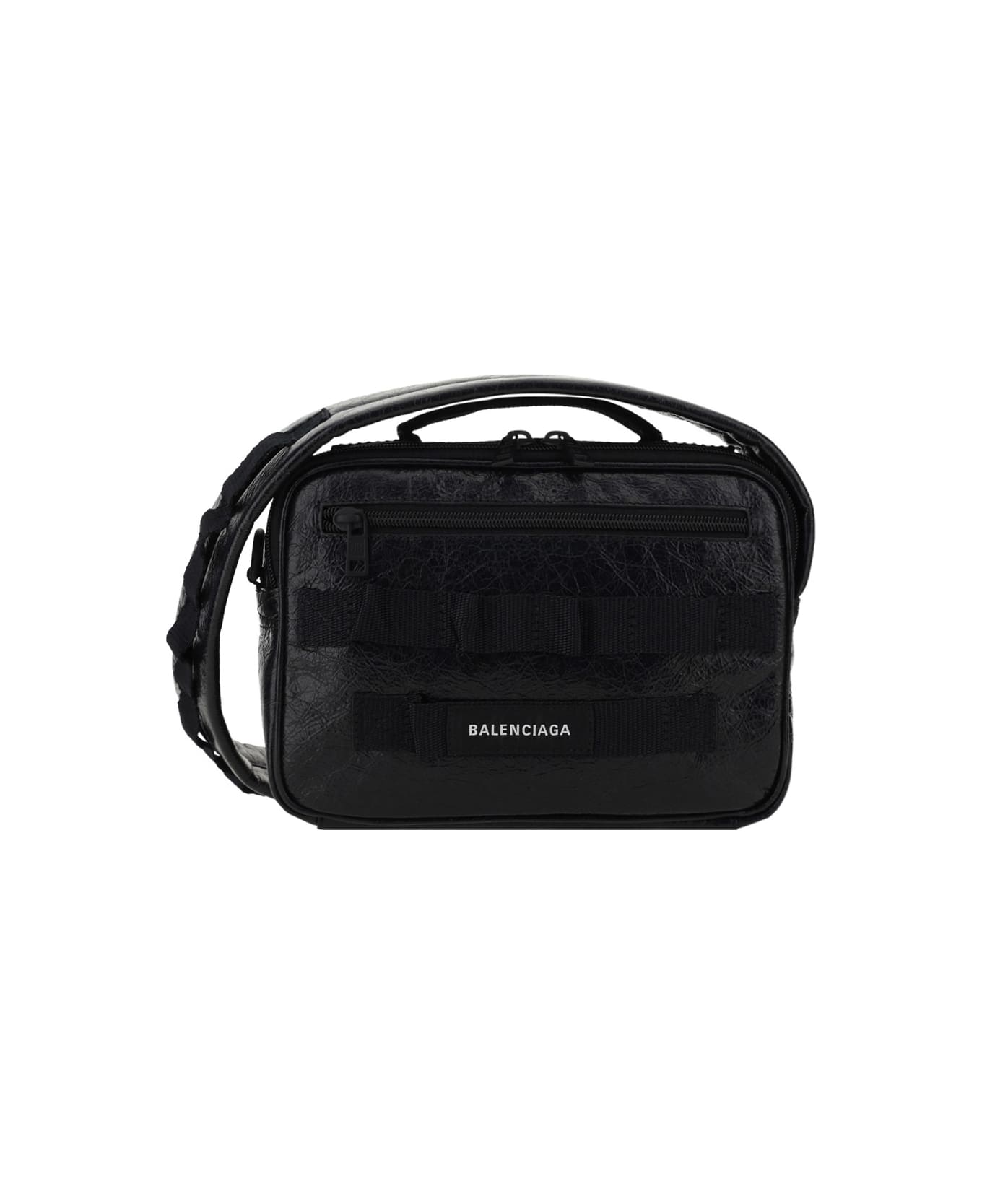 Balenciaga Camera Army Shoulder Bag - Black ショルダーバッグ