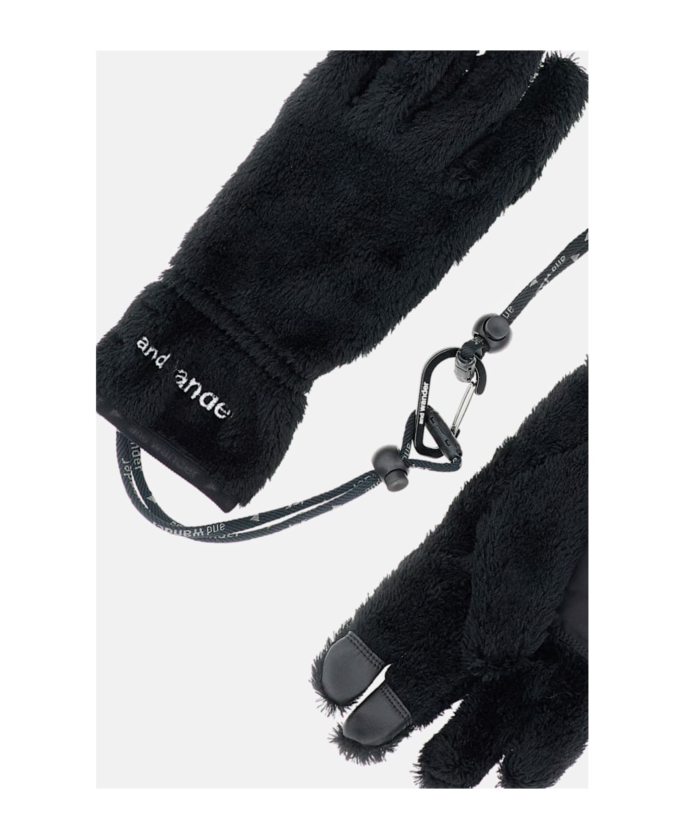 And Wander Fleece Gloves - Black