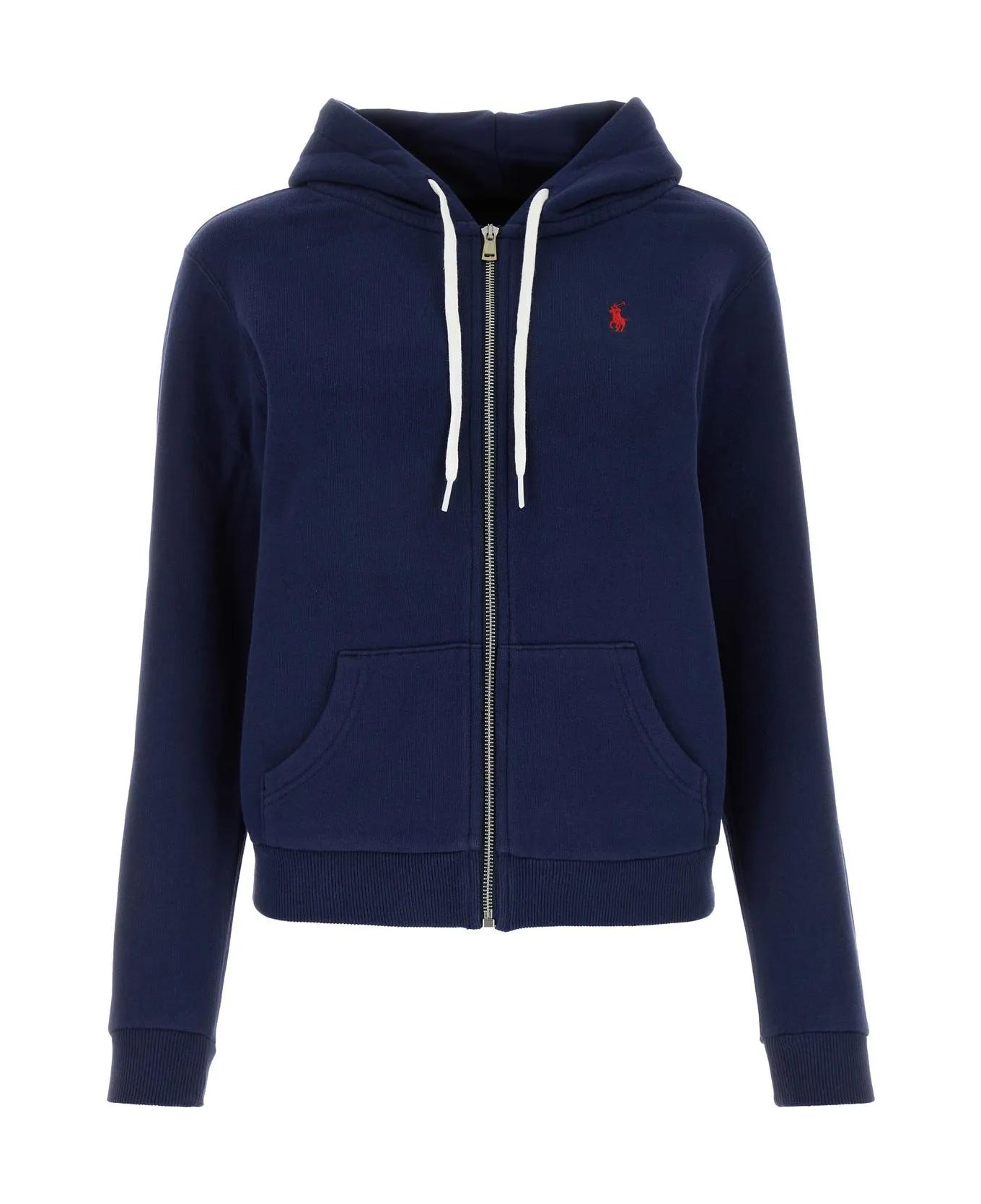 Polo Ralph Lauren Navy Blue Cotton Blend Sweatshirt Polo Ralph Lauren - CRUISENAVY