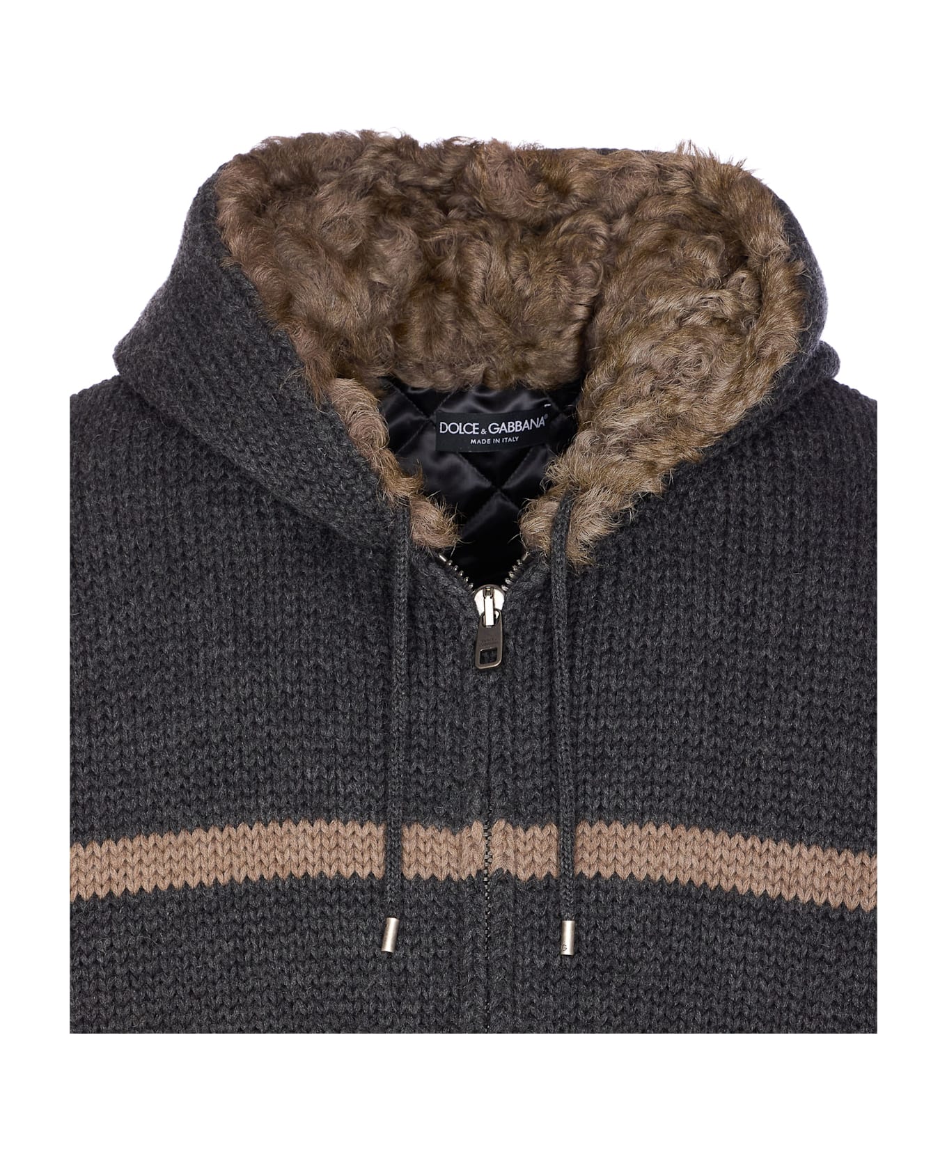 Dolce 
Gabbana Knitted Jacket - Grey