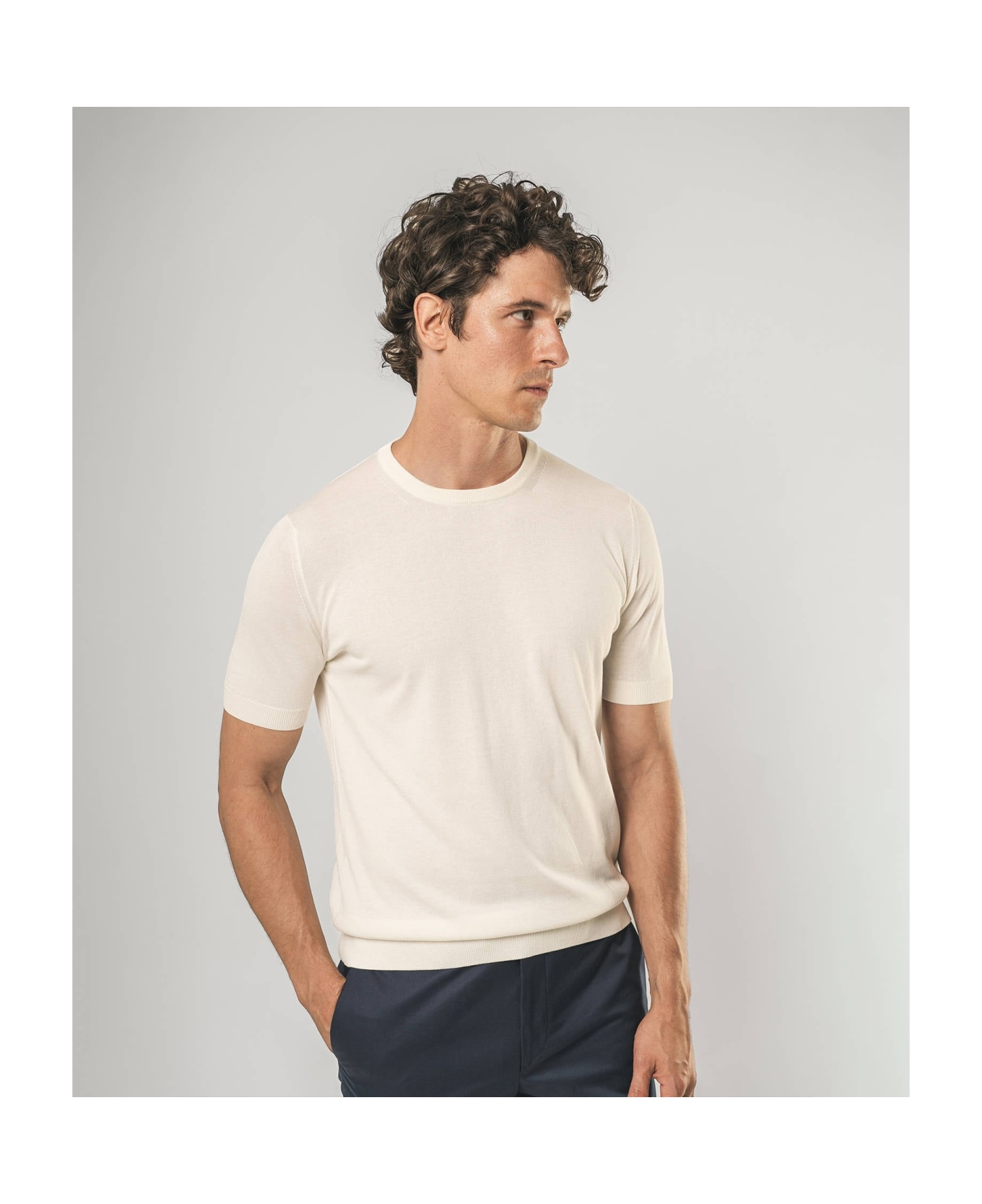 Larusmiani Roquebrune Crewneck Sweater - Ivory