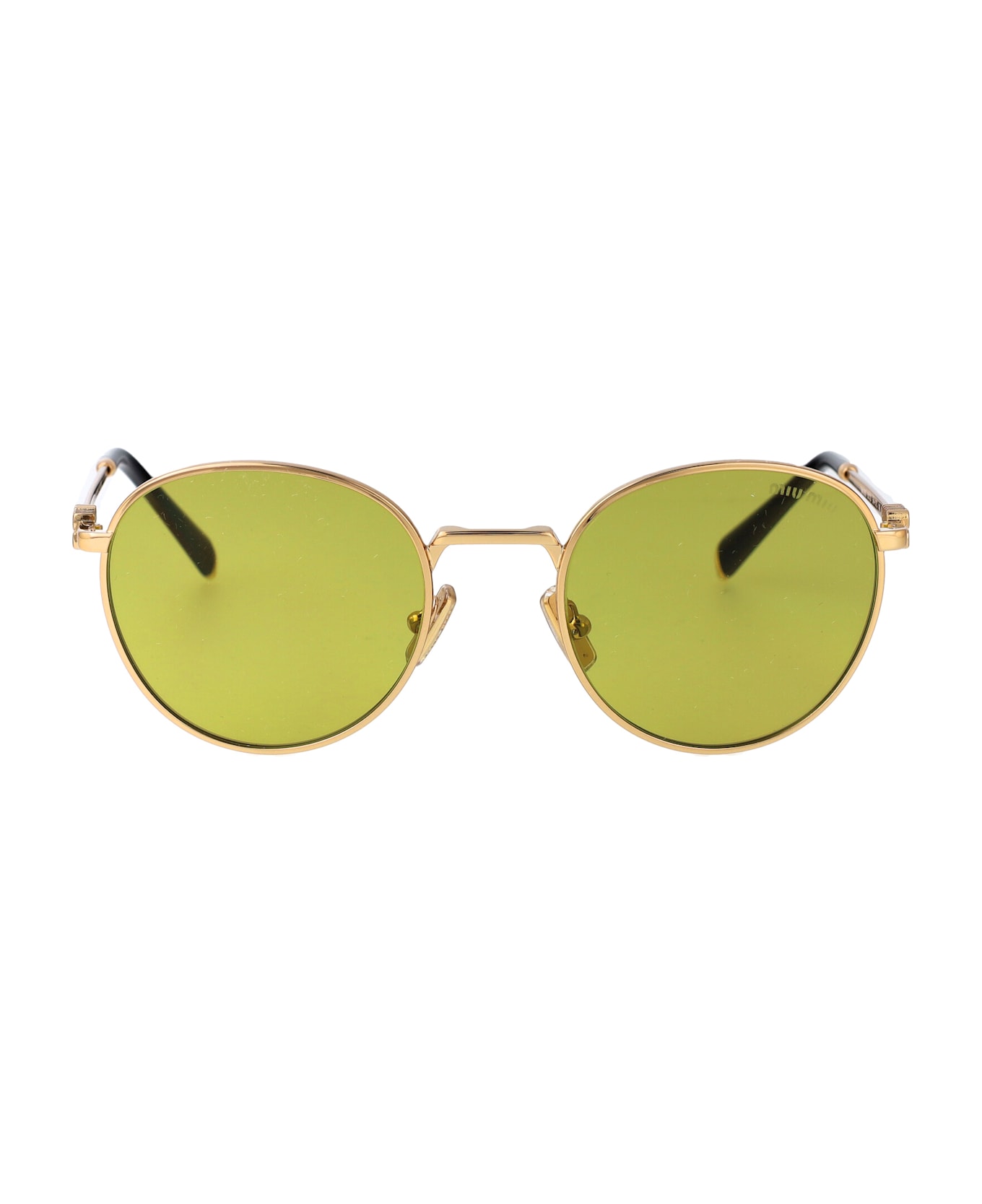 Miu Miu Eyewear 0mu 55zs Sunglasses - 5AK07O Gold