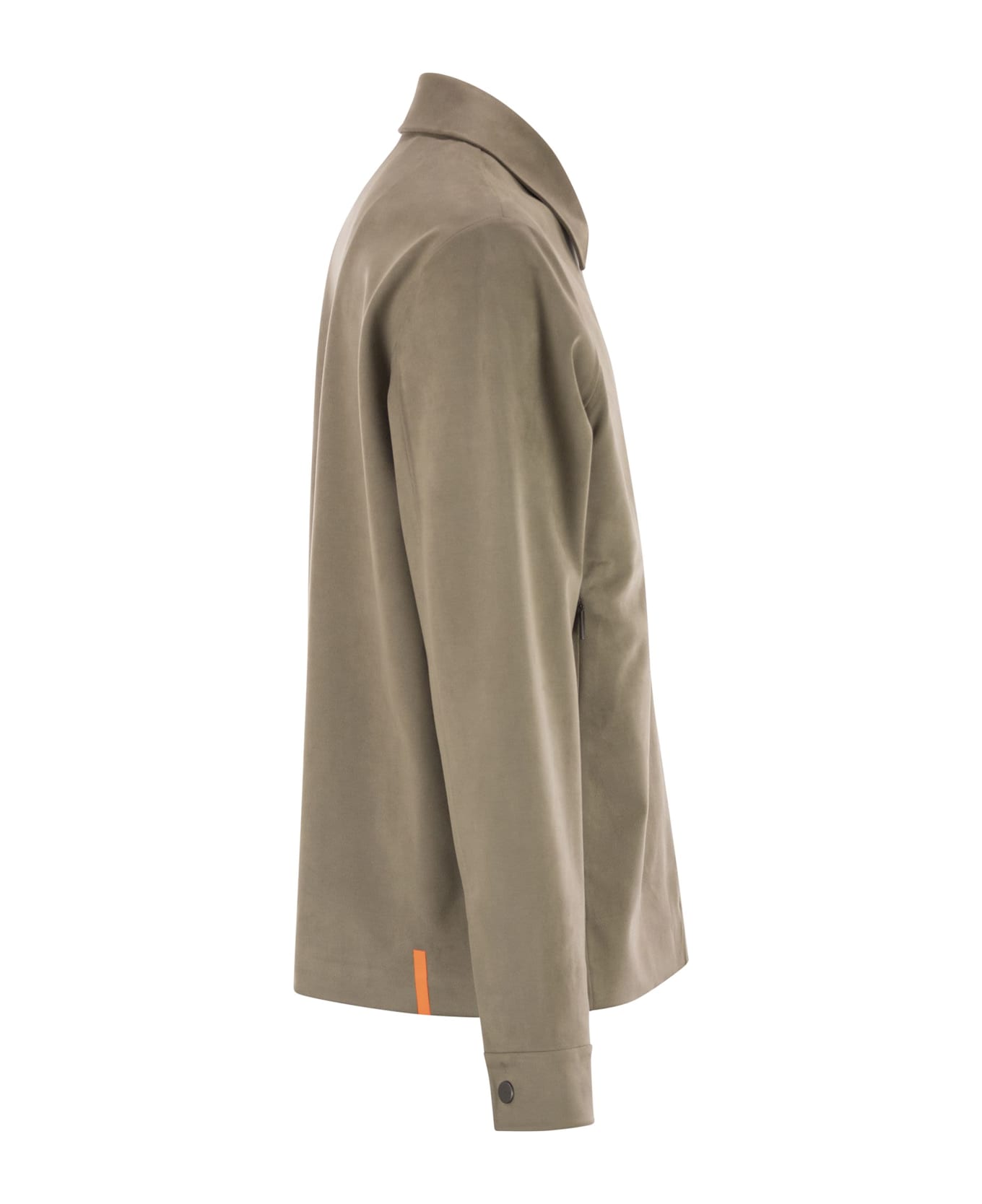 RRD - Roberto Ricci Design Eco Suede Jacket With Nubuck Effect - Beige