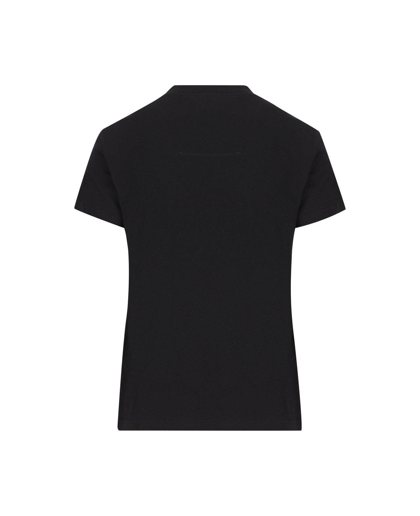 Givenchy 4g Plaque Crewneck T-shirt - BLACK