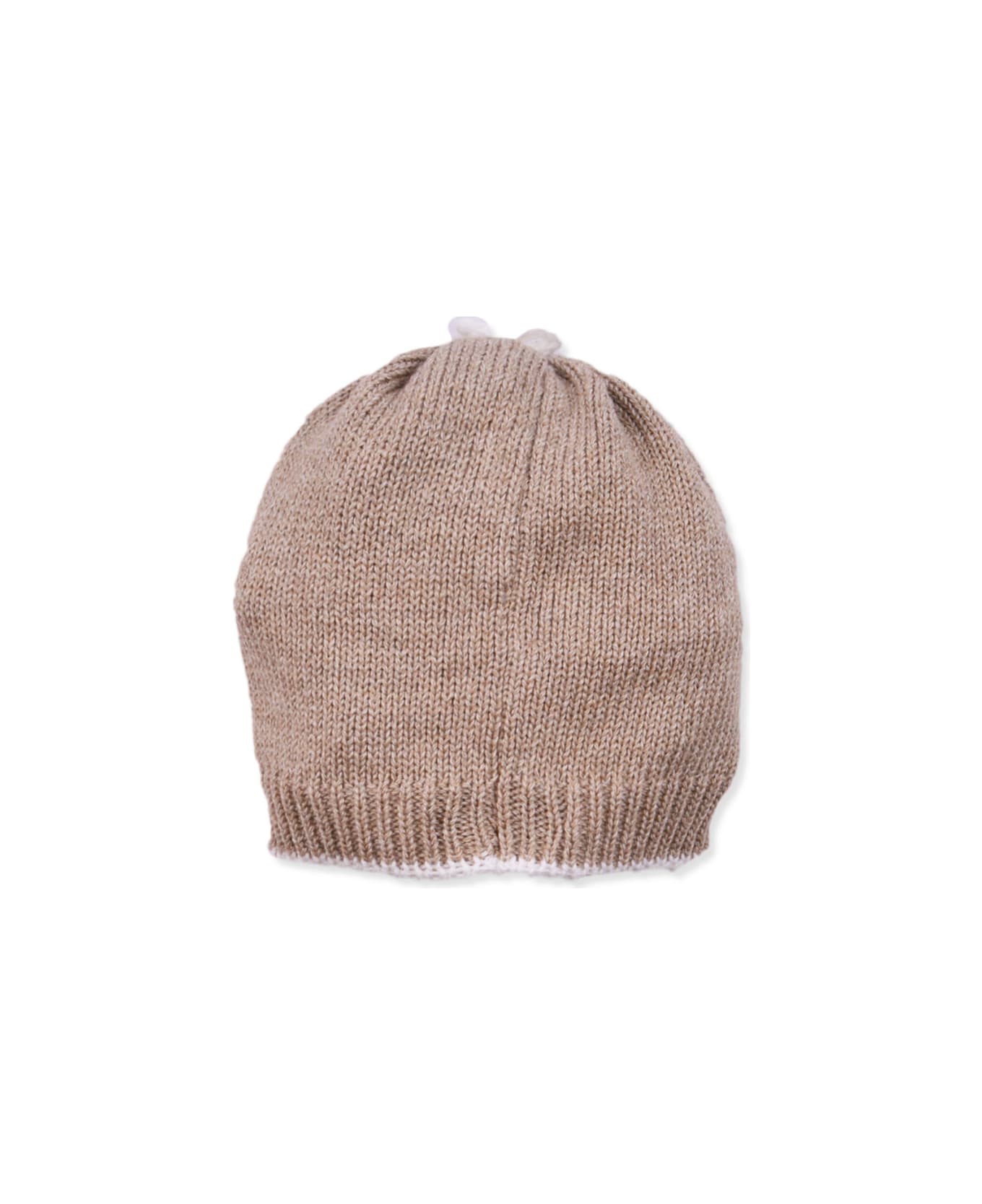Piccola Giuggiola Cotton Knitted Hat - Brown