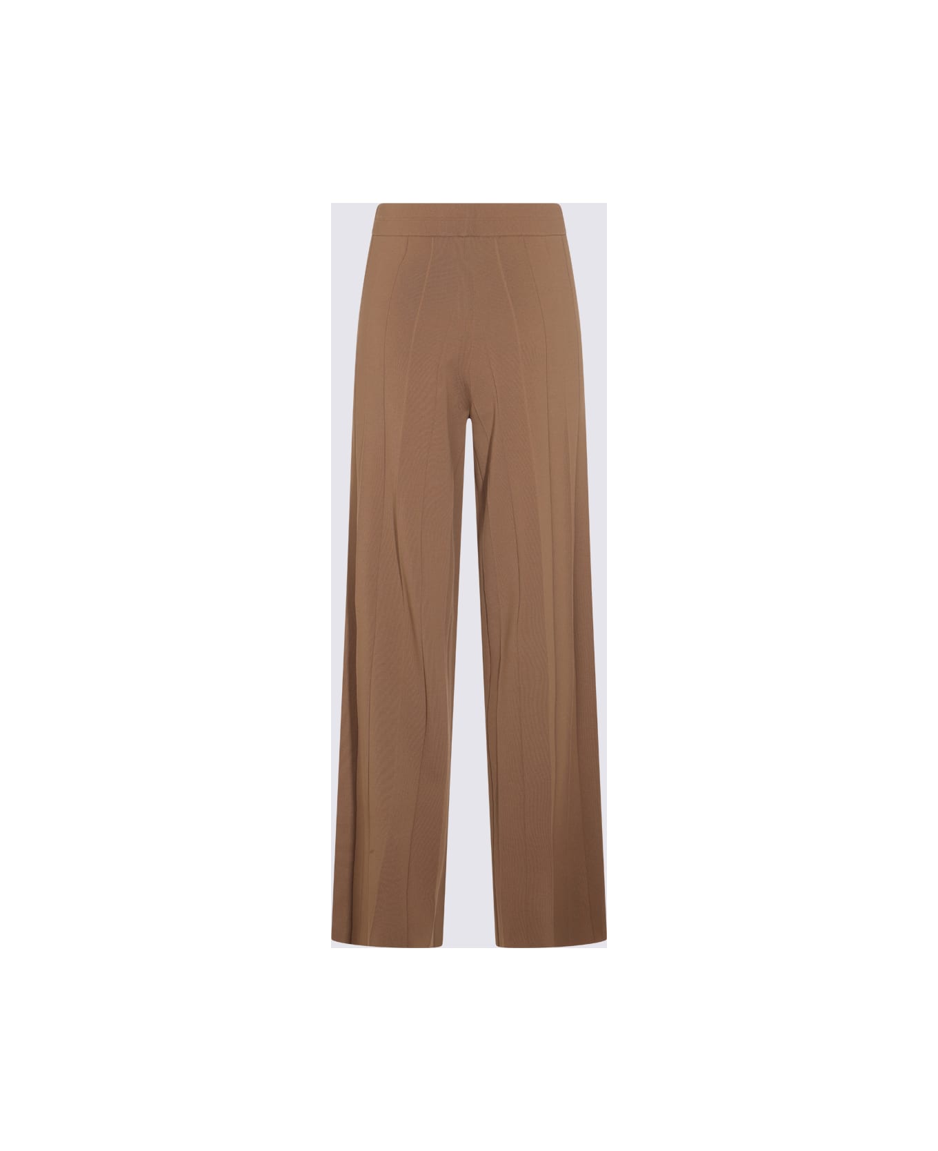 Max Mara Brown Viscose Pants - Brown