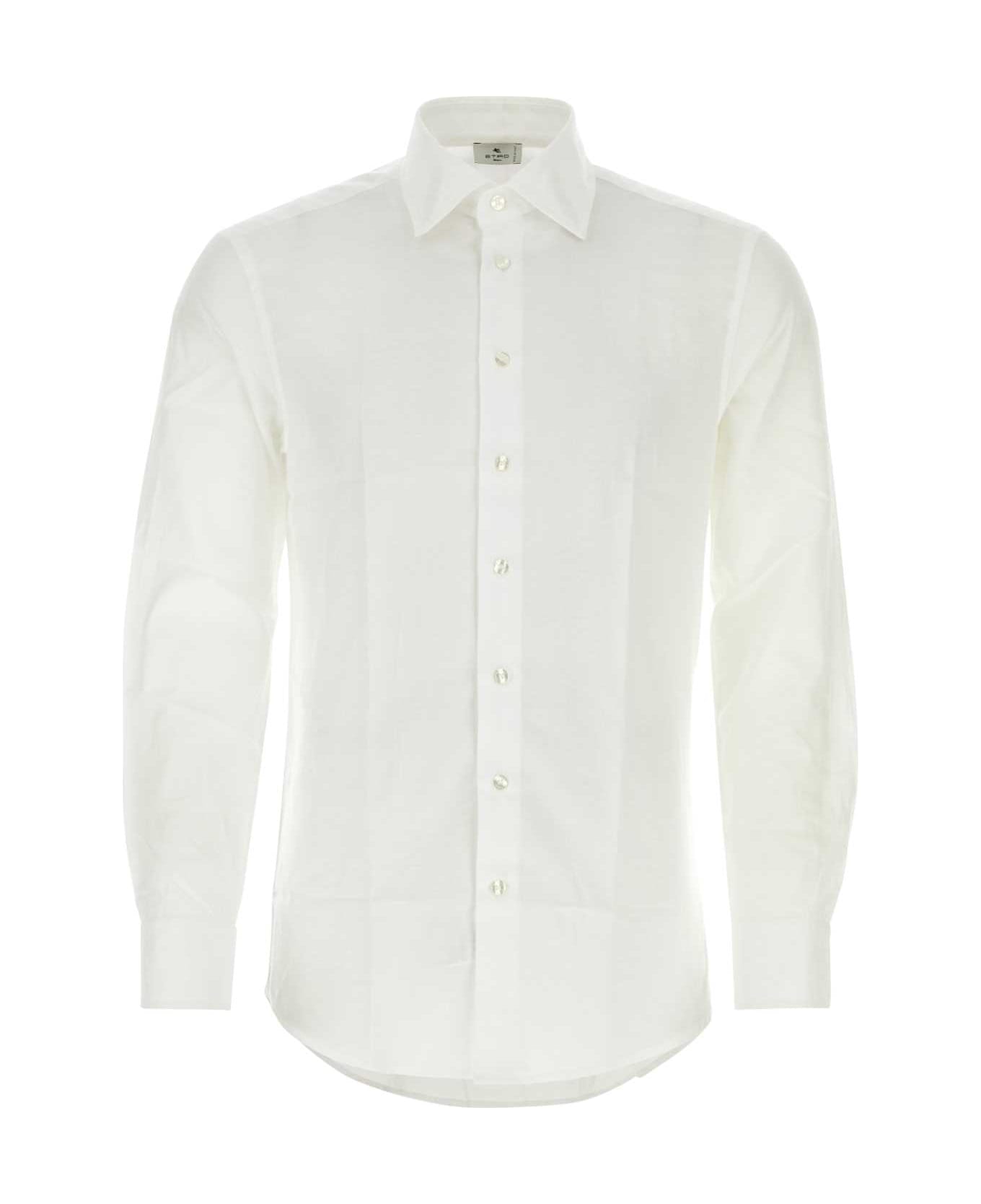 Etro Embroidered Cotton Shirt - 990