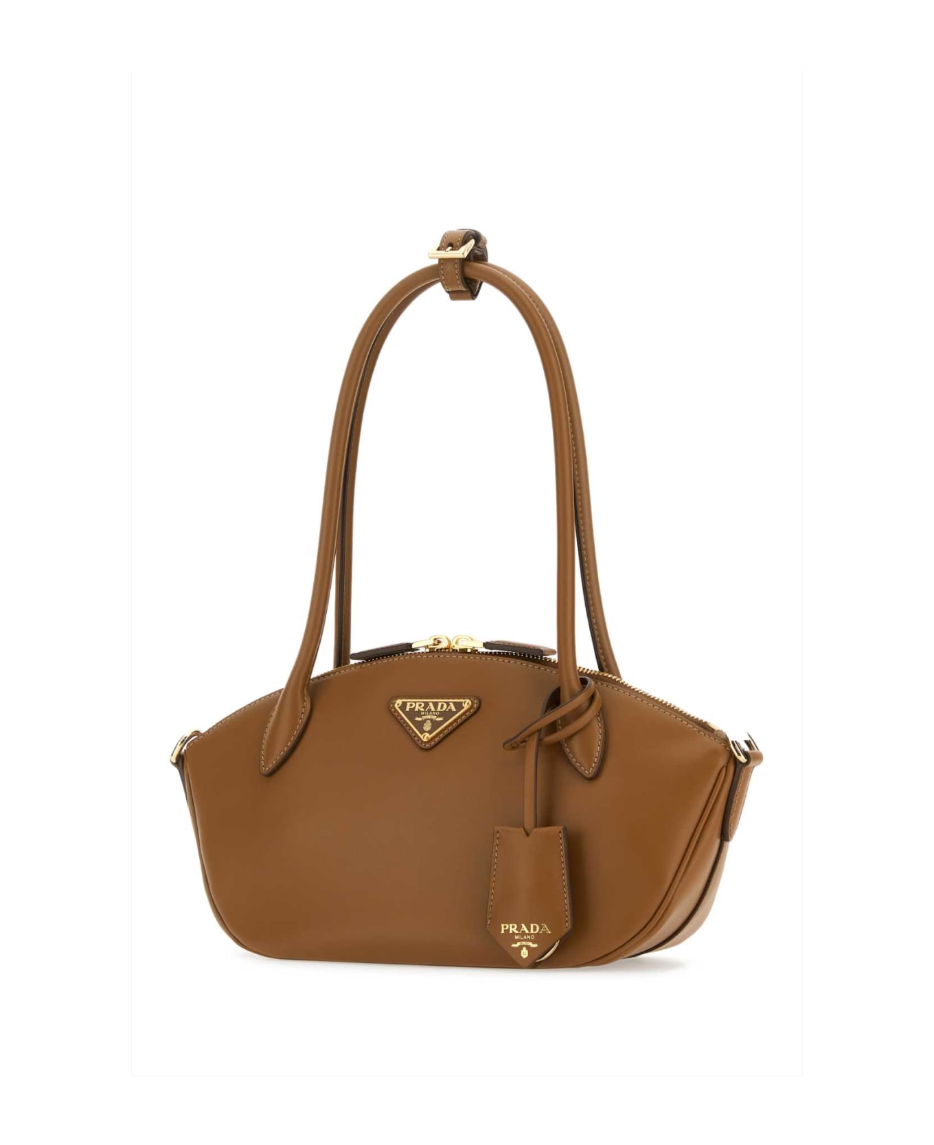 Prada Caramel Leather Small Handbag - CARAMEL0