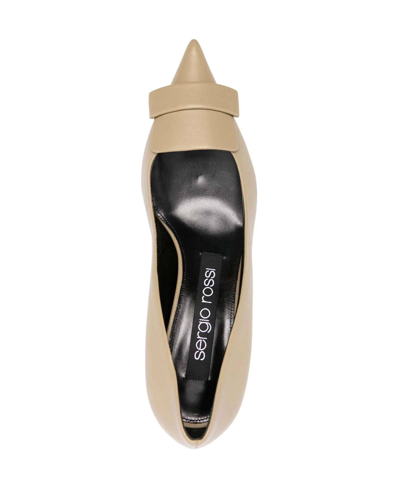 Sergio Rossi Sr1 Leather Pumps - Beige