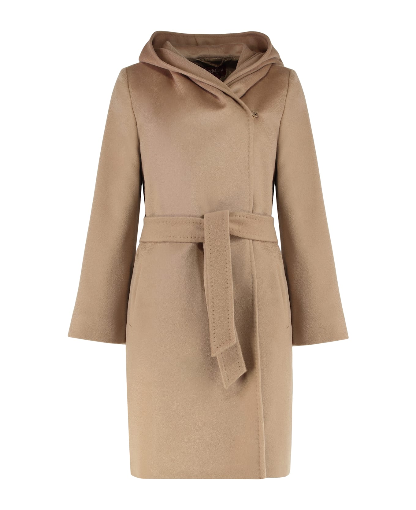 Max Mara Studio Newmang Wool Coat - Camel
