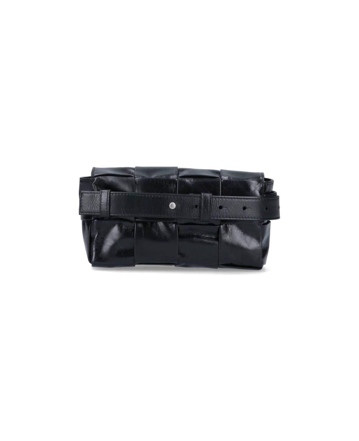 Bottega Veneta 'cassette' Mini Fanny Pack - Black