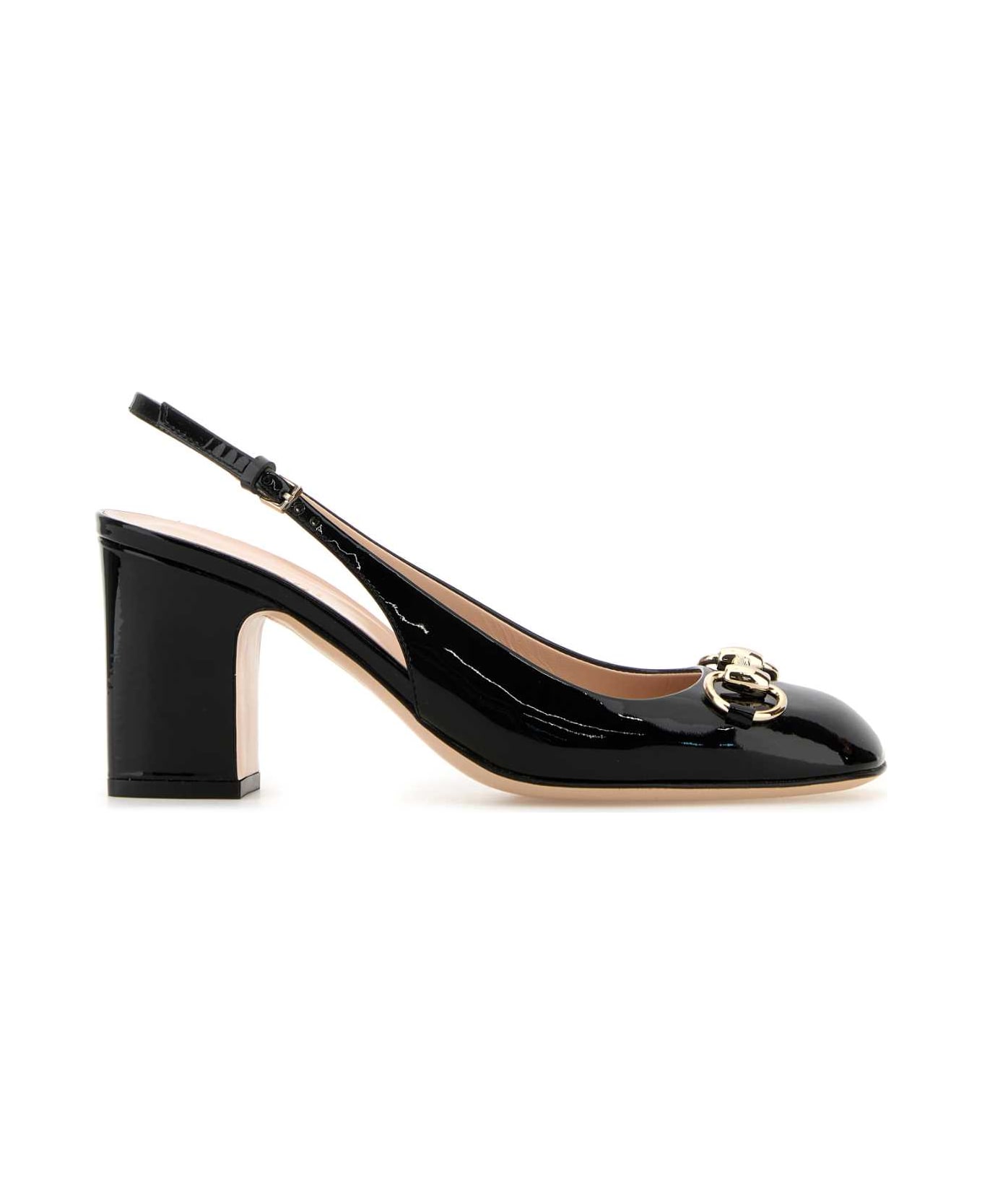 Gucci Black Leather Pumps - NERO