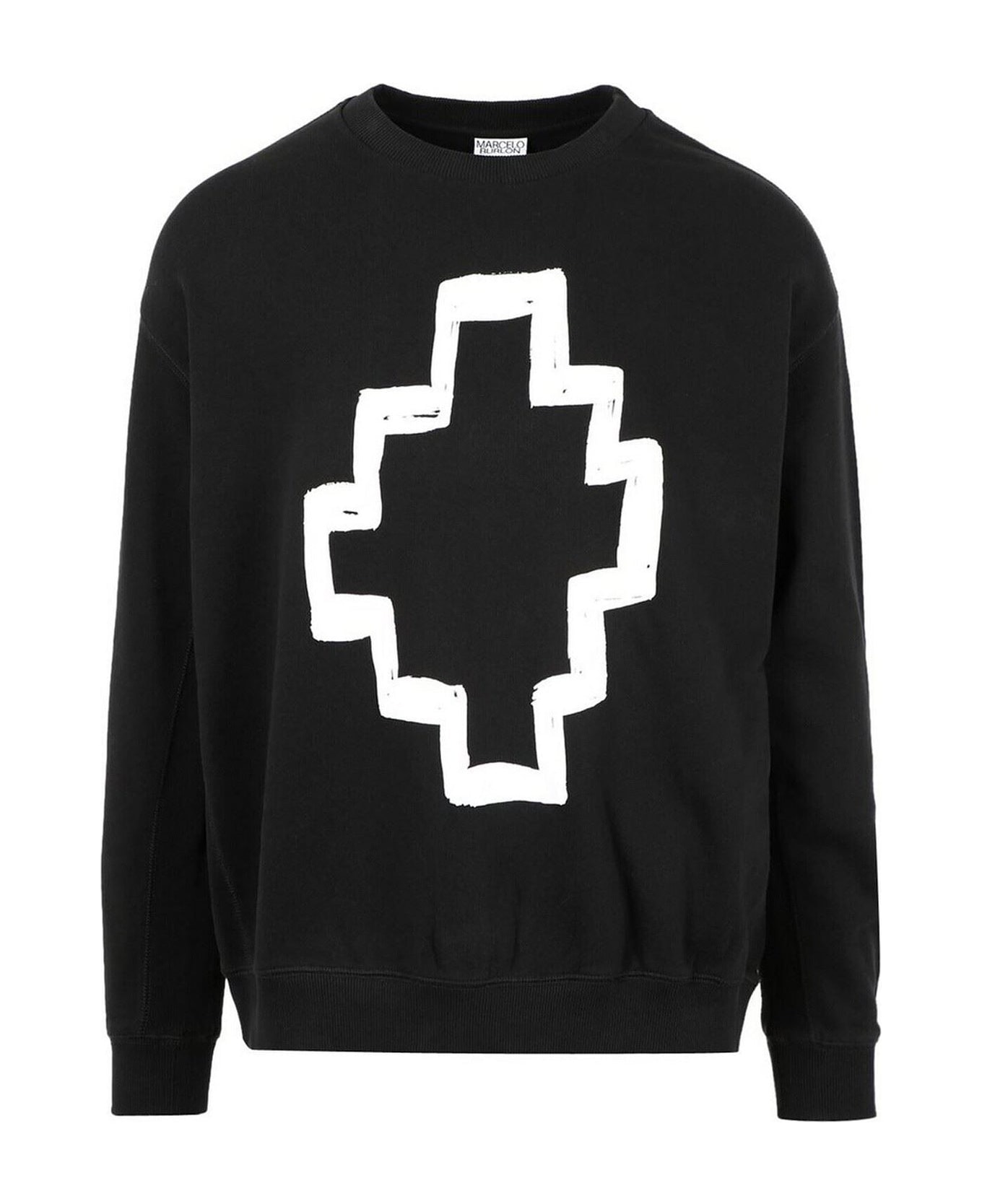 Marcelo Burlon Logo Sweatshirt - Black フリース