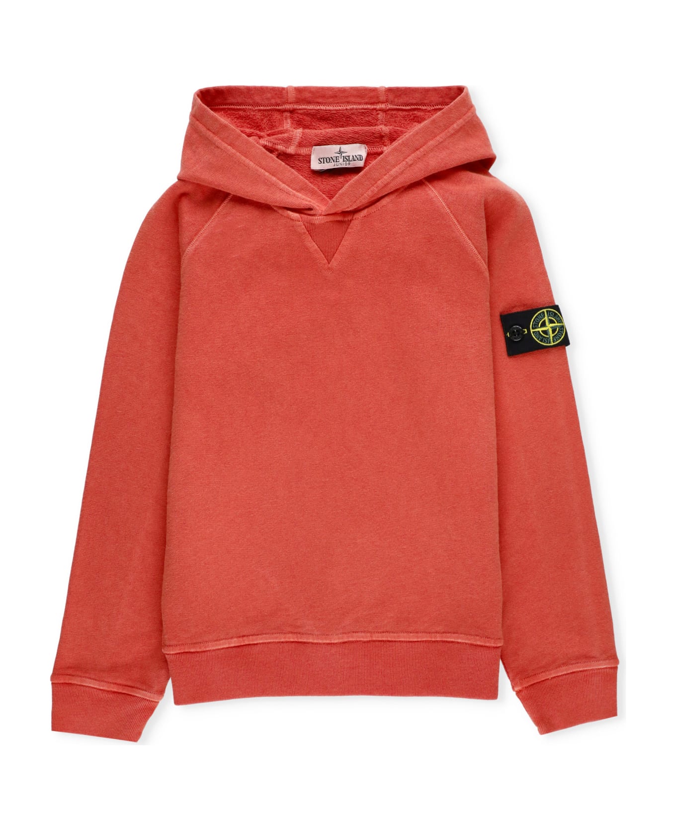 Stone Island Cotton Hoodie - Red