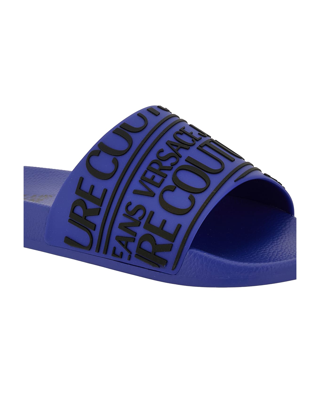 Versace Jeans Couture Pool Slides - Blue
