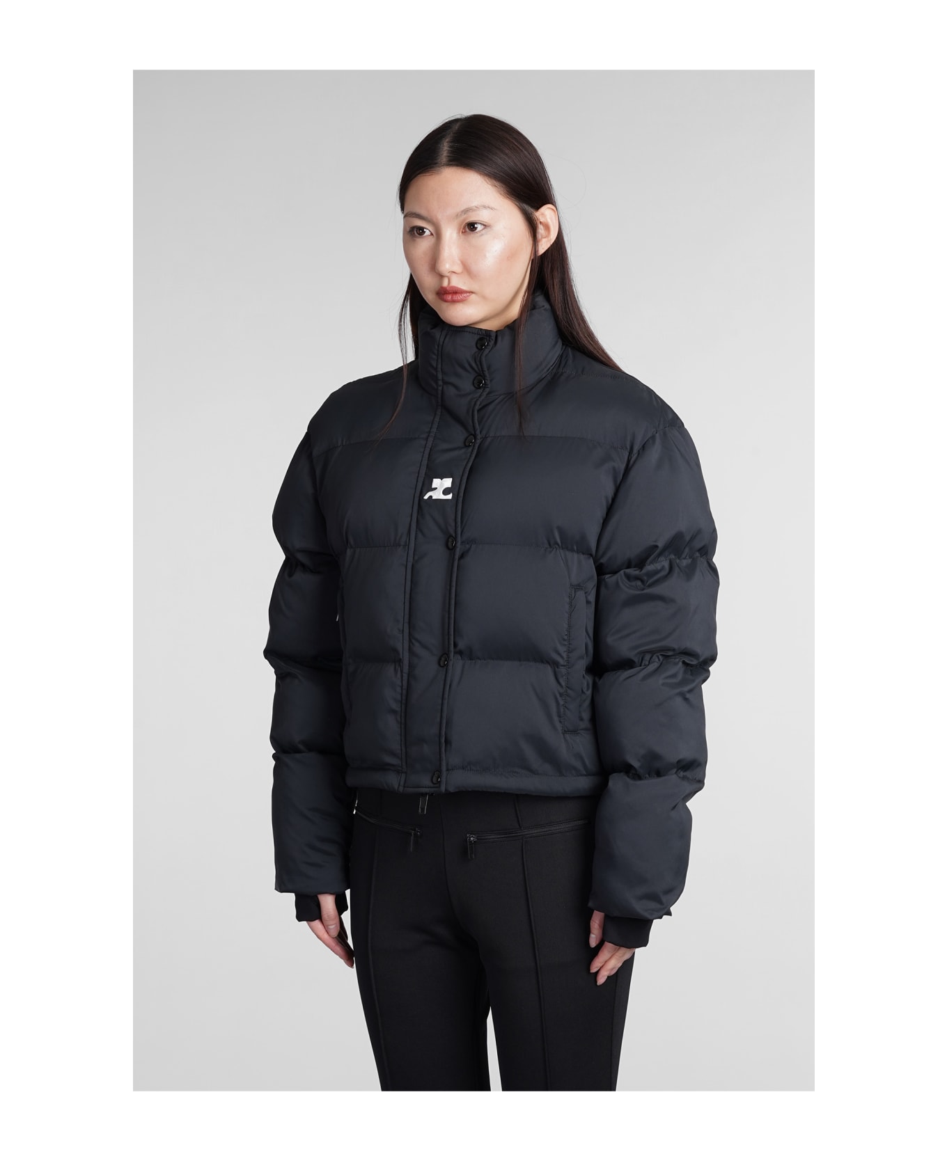 Courrèges Polyester Padded Jacket - Black