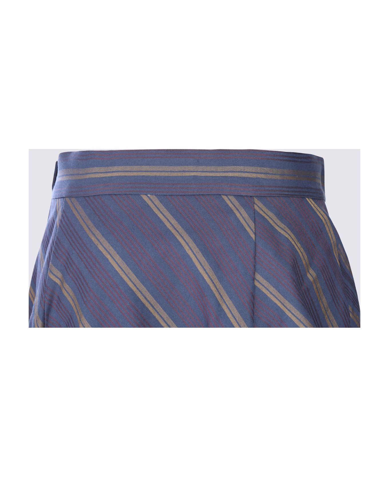Vivienne Westwood Dark Blue Cotton Skirt - DUSK