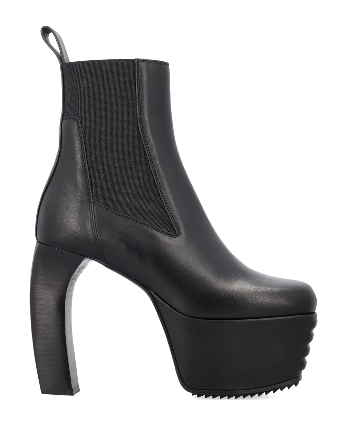 Rick Owens Beatle Banana Boots - BLACK