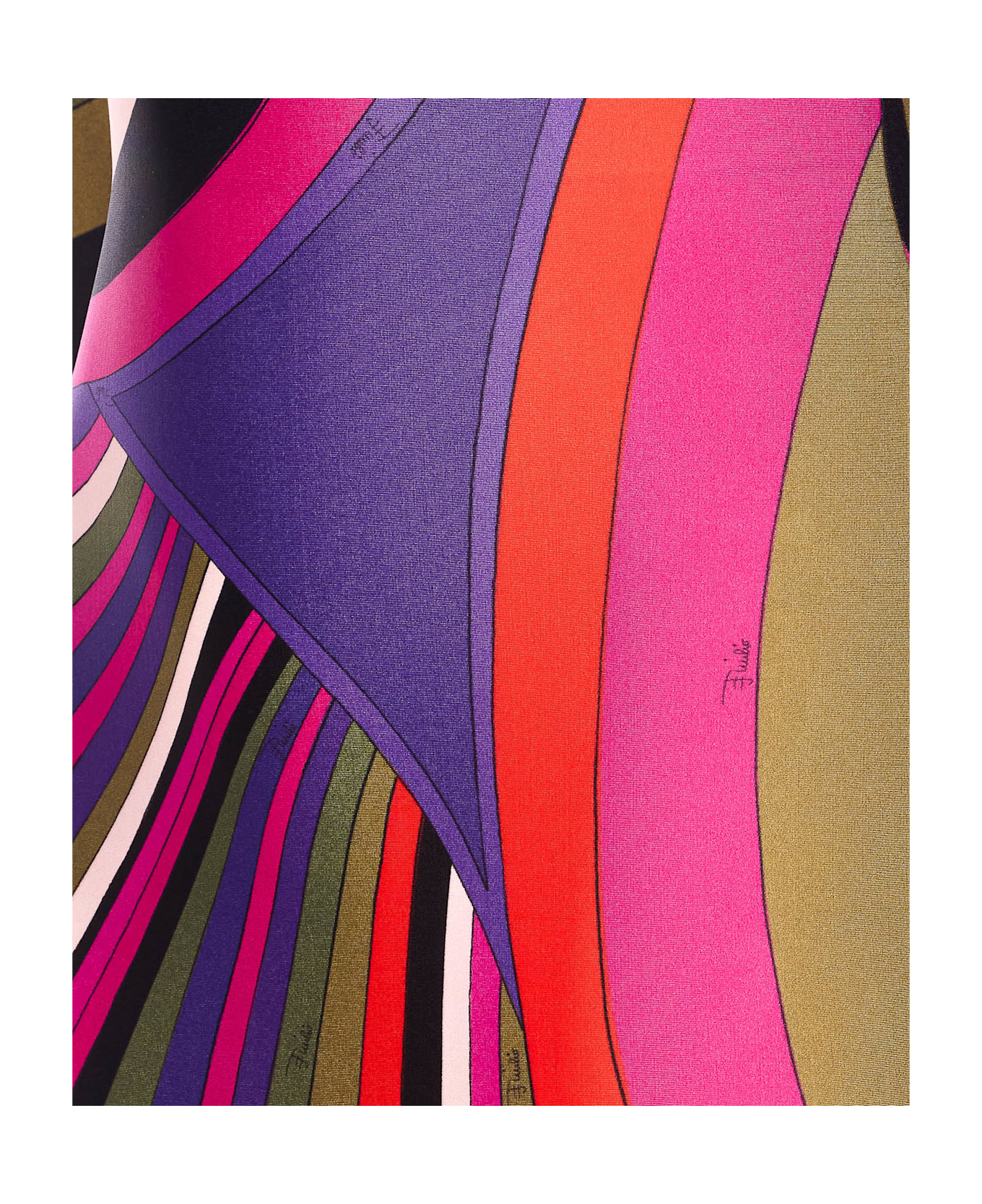 Pucci Iride Print Midi Dress - MultiColour