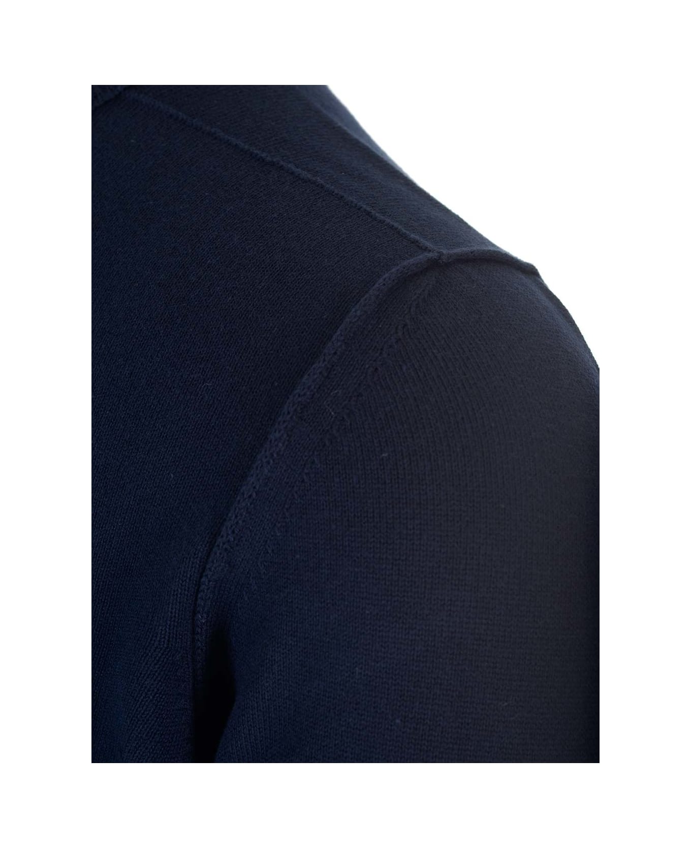 Stone Island Blue Crew-neck Cotton Sweater - Blu