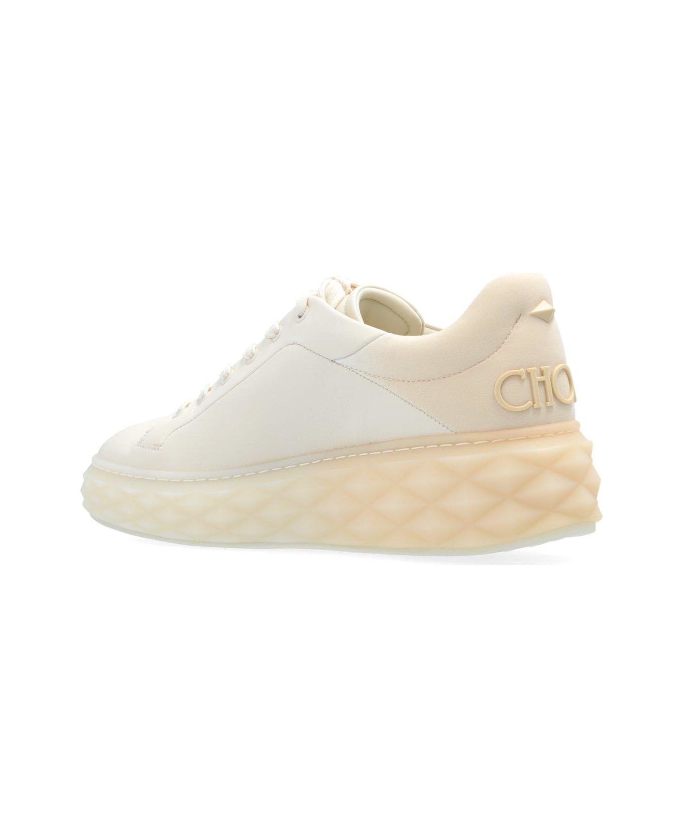 Jimmy Choo Gradient Low-top Sneakers - Yellow Cream