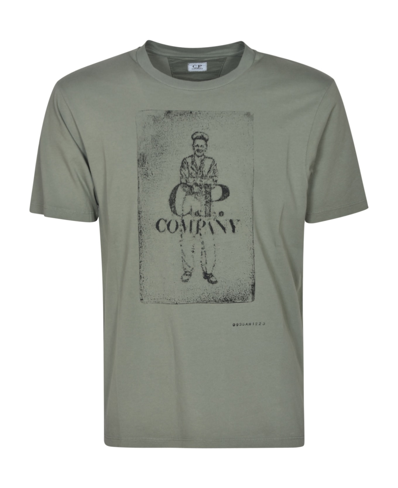C.P. Company Logo Print T-shirt - Agave Green