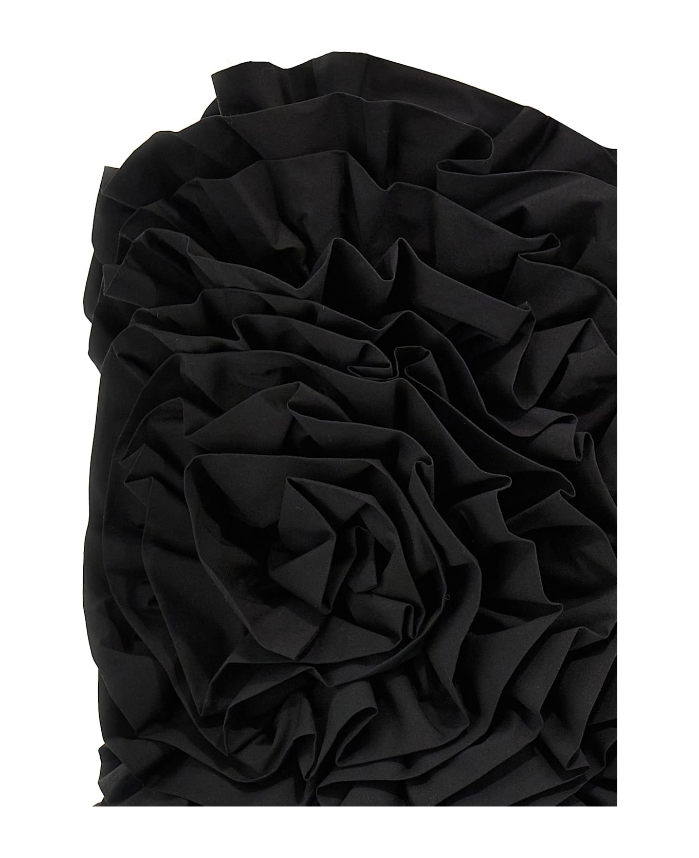 Rotate by Birger Christensen Big Flower Mini Dress - Black
