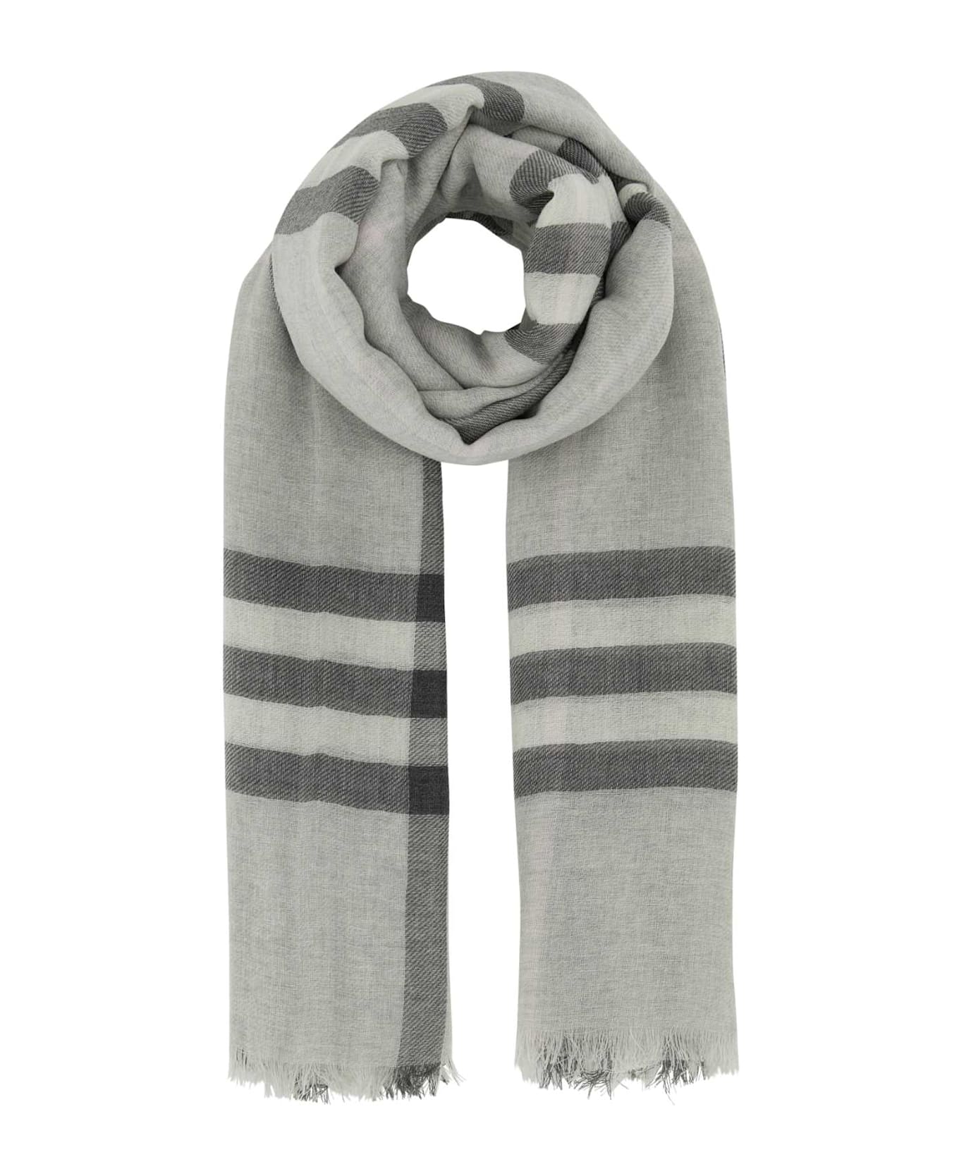 Burberry Embroidered Wool Scarf - MITTEN