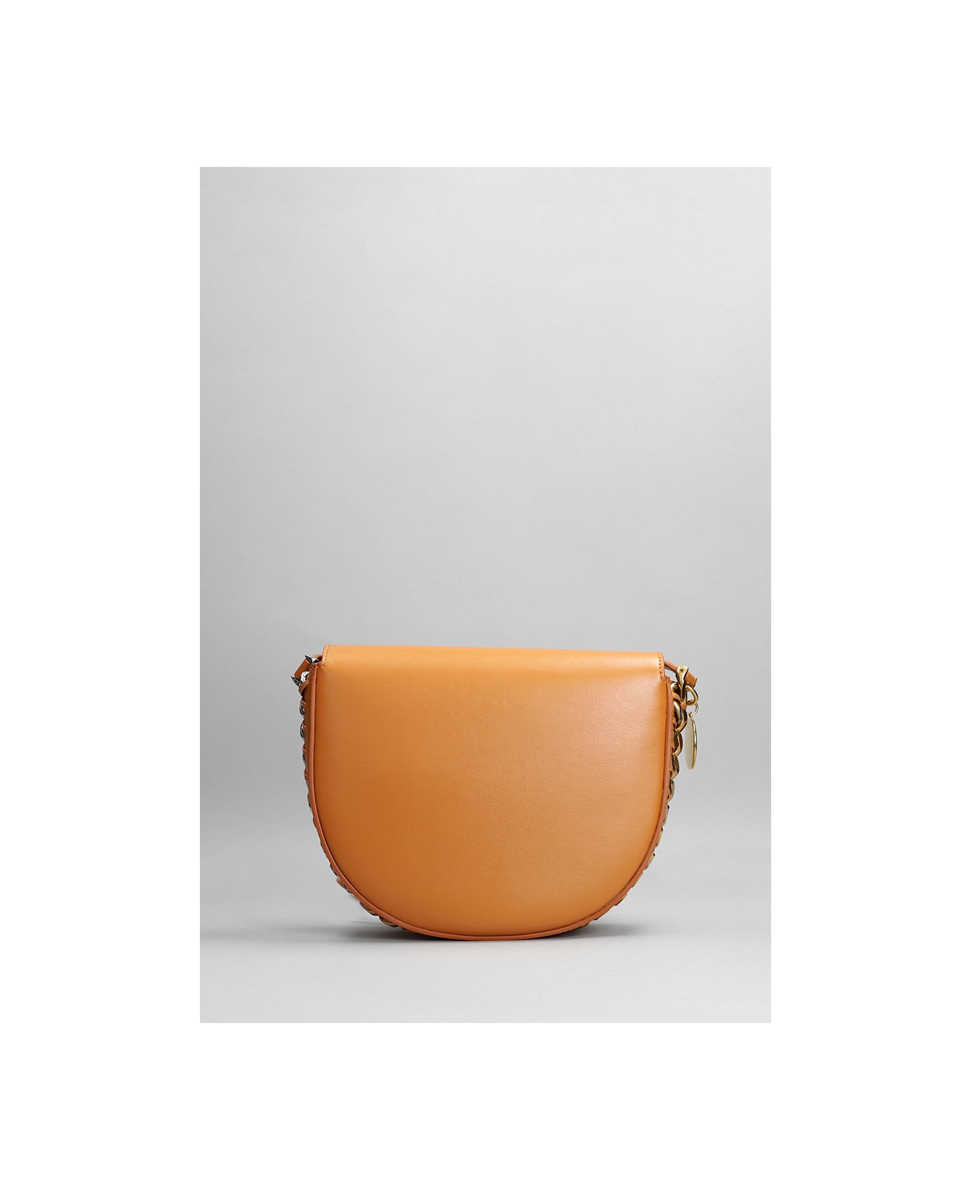 Stella McCartney Alter Mat Shoulder Bag In Orange Faux Leather - Cuoio