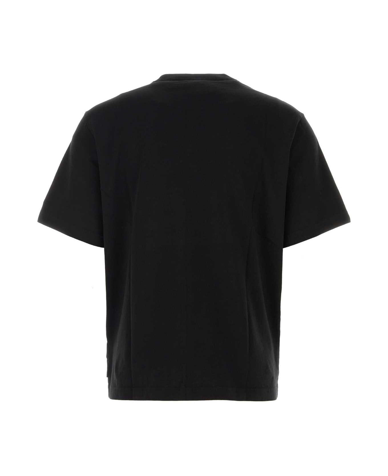Moose Knuckles Black Cotton T-shirt - BLACK