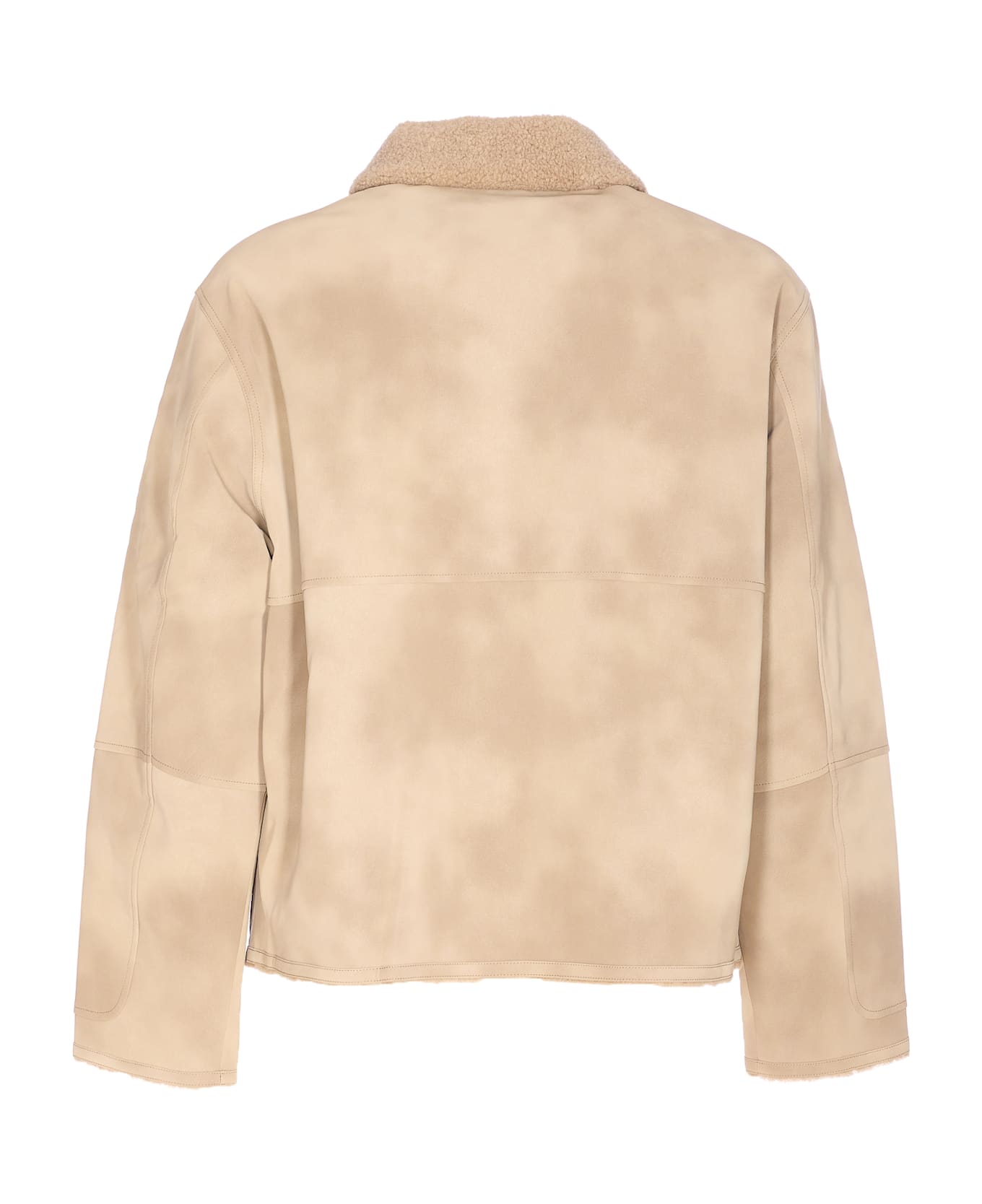 REPRESENT Shearling Jacket - Beige