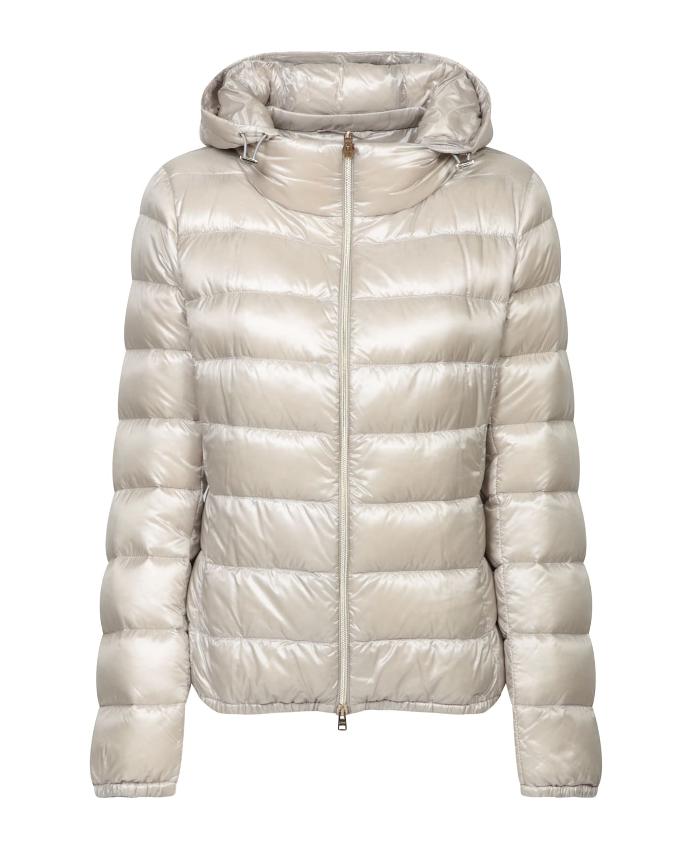 Herno Giada Pearl Grey Down Jacket | italist