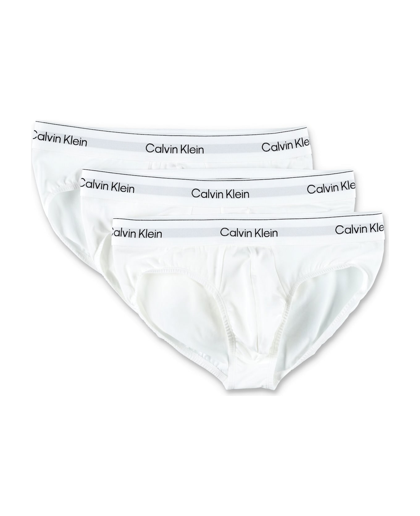 Calvin Klein 3 Pack Briefs - WHITE