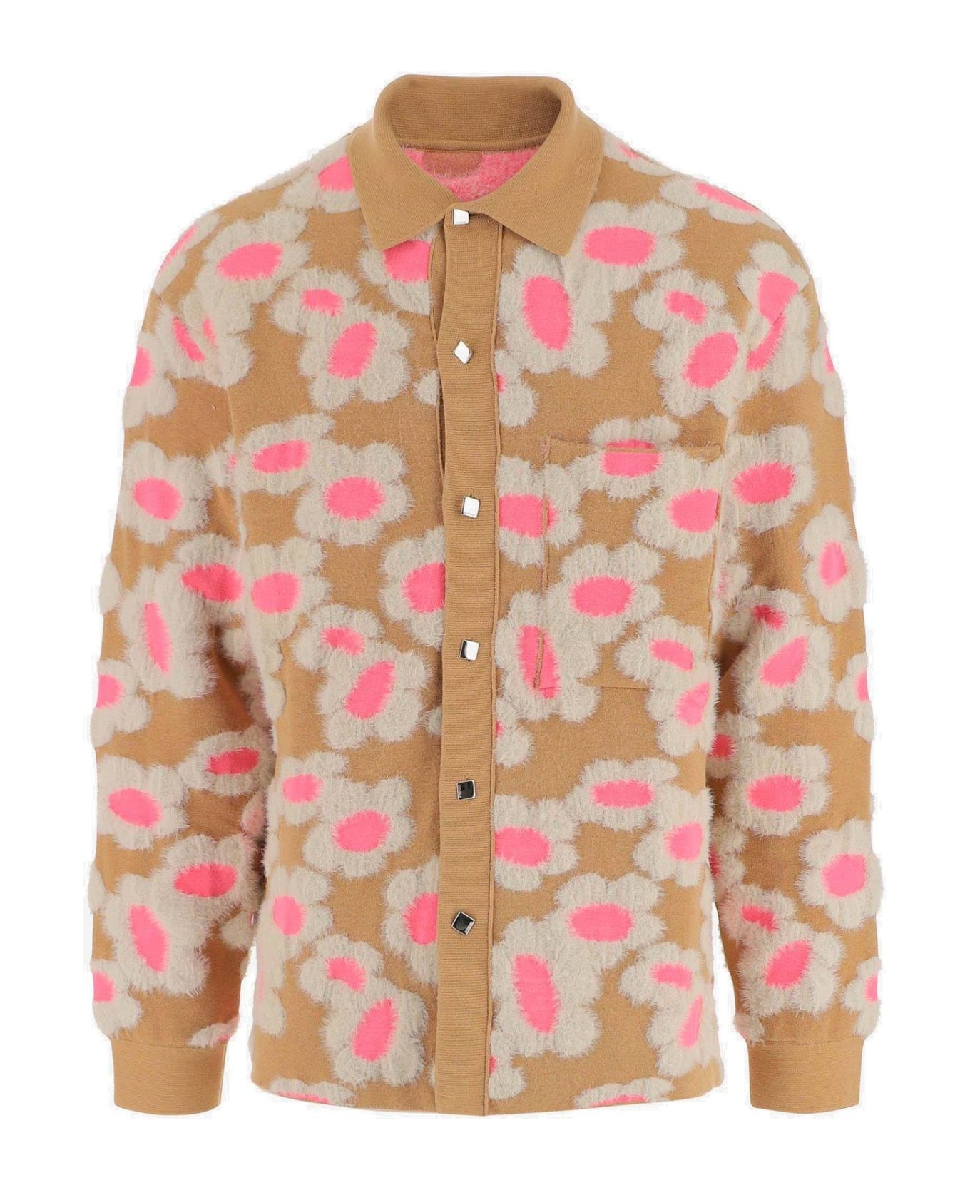 Jacquemus Floral Patterned Long-sleeved Shirt - MULTICOLOR