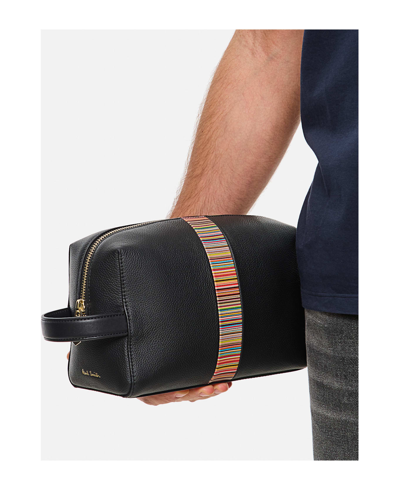 Paul Smith Men Bag Washbag - BLACK