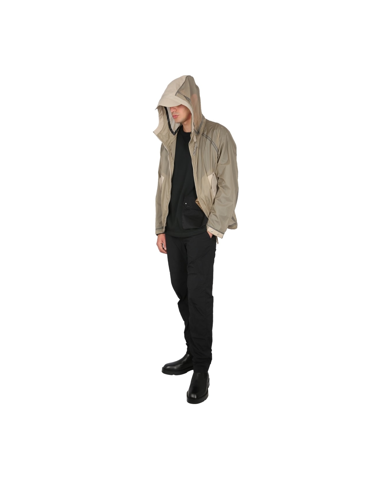 Ten C Parka Short Combo Bonded - BEIGE